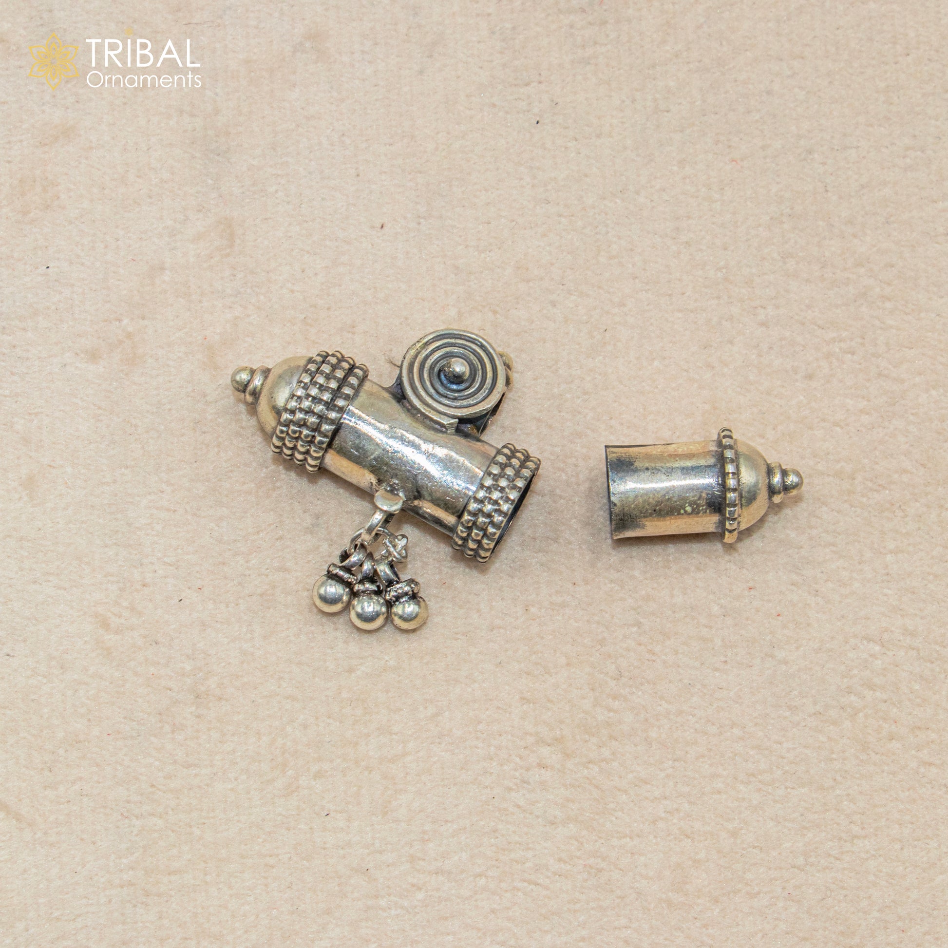 925 sterling silver handmade amulet Pendant  tribal jewellery nsp1047 - TRIBAL ORNAMENTS