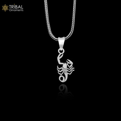 925 sterling silver elegant stylish vintage Scorpio design pendant, amazing fancy stylish pendant for boy's and girl's  ssp1616 - TRIBAL ORNAMENTS