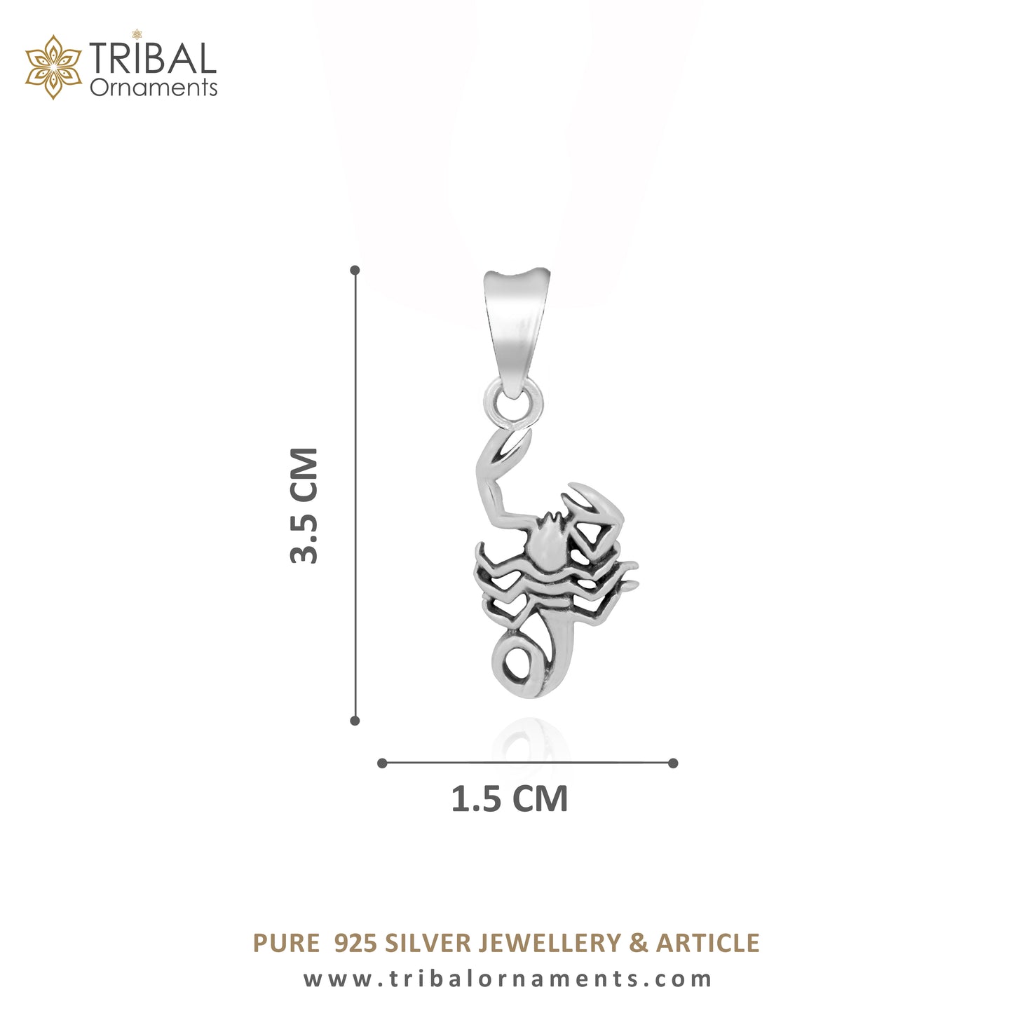 925 sterling silver elegant stylish vintage Scorpio design pendant, amazing fancy stylish pendant for boy's and girl's  ssp1616 - TRIBAL ORNAMENTS