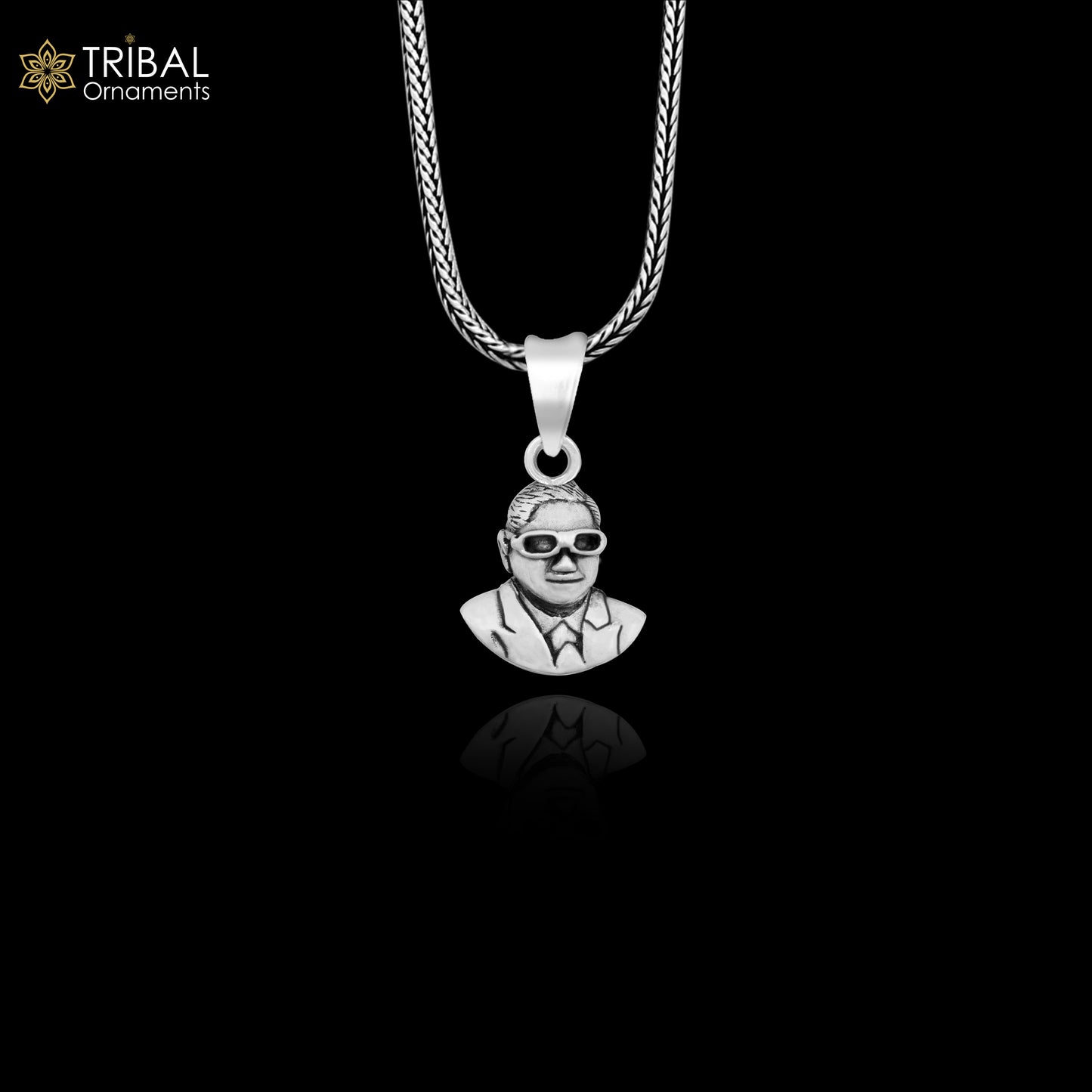 925 sterling silver handmade bheem rav Ambedkar design pendant, ambedkar pendant , best gifting jewelry ssp1673 - TRIBAL ORNAMENTS