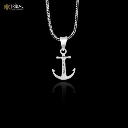 925 sterling silver Good Luck Tom Hope pendant by TRIBAL ORNAMENTS, handmade elegant jewelry with divine design.