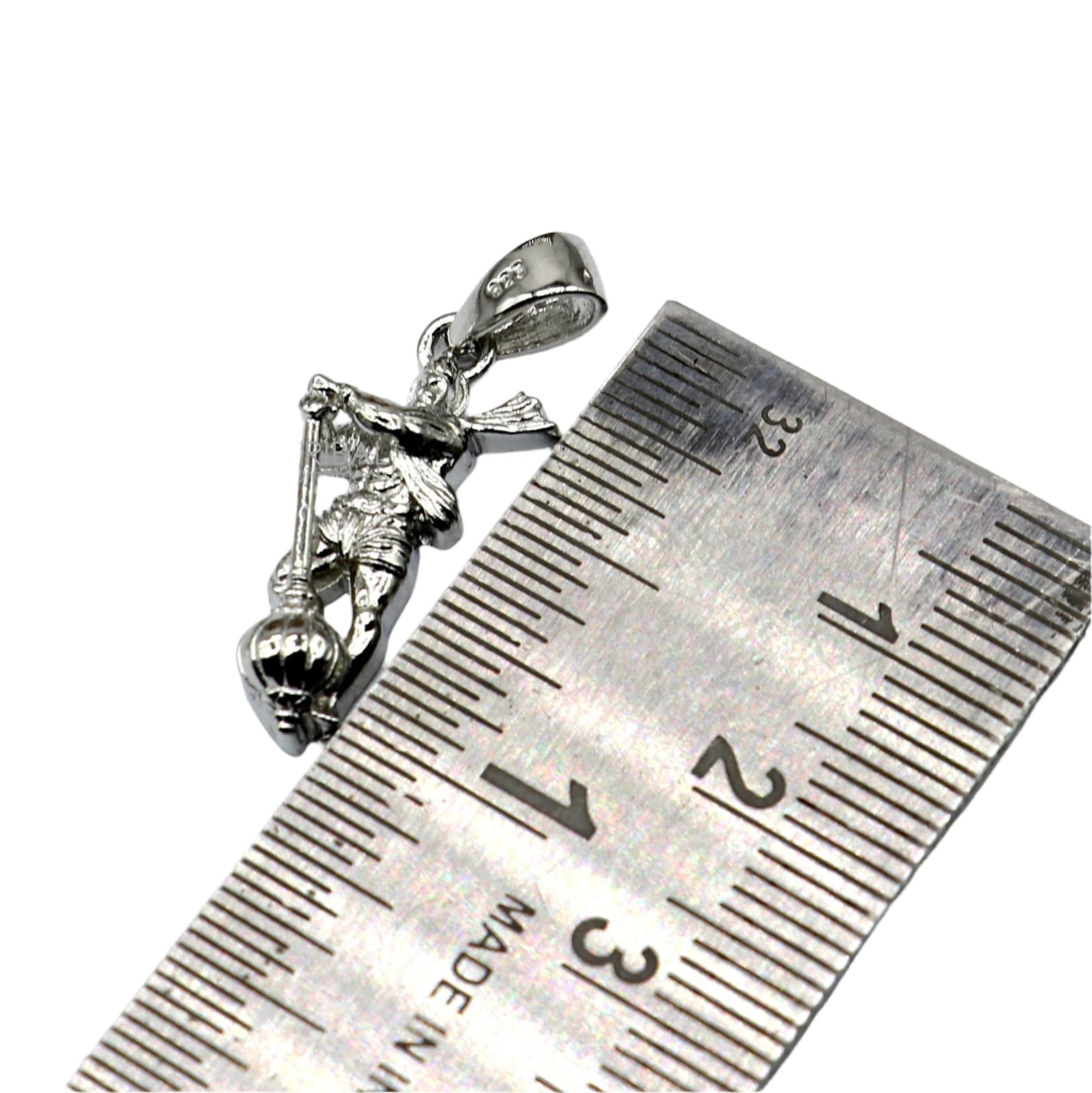 925 sterling silver handmade Hindu idol God Lord hanuman pendant, amazing divine lord bajarangbali pendant gifting jewelry NSP831 - TRIBAL ORNAMENTS