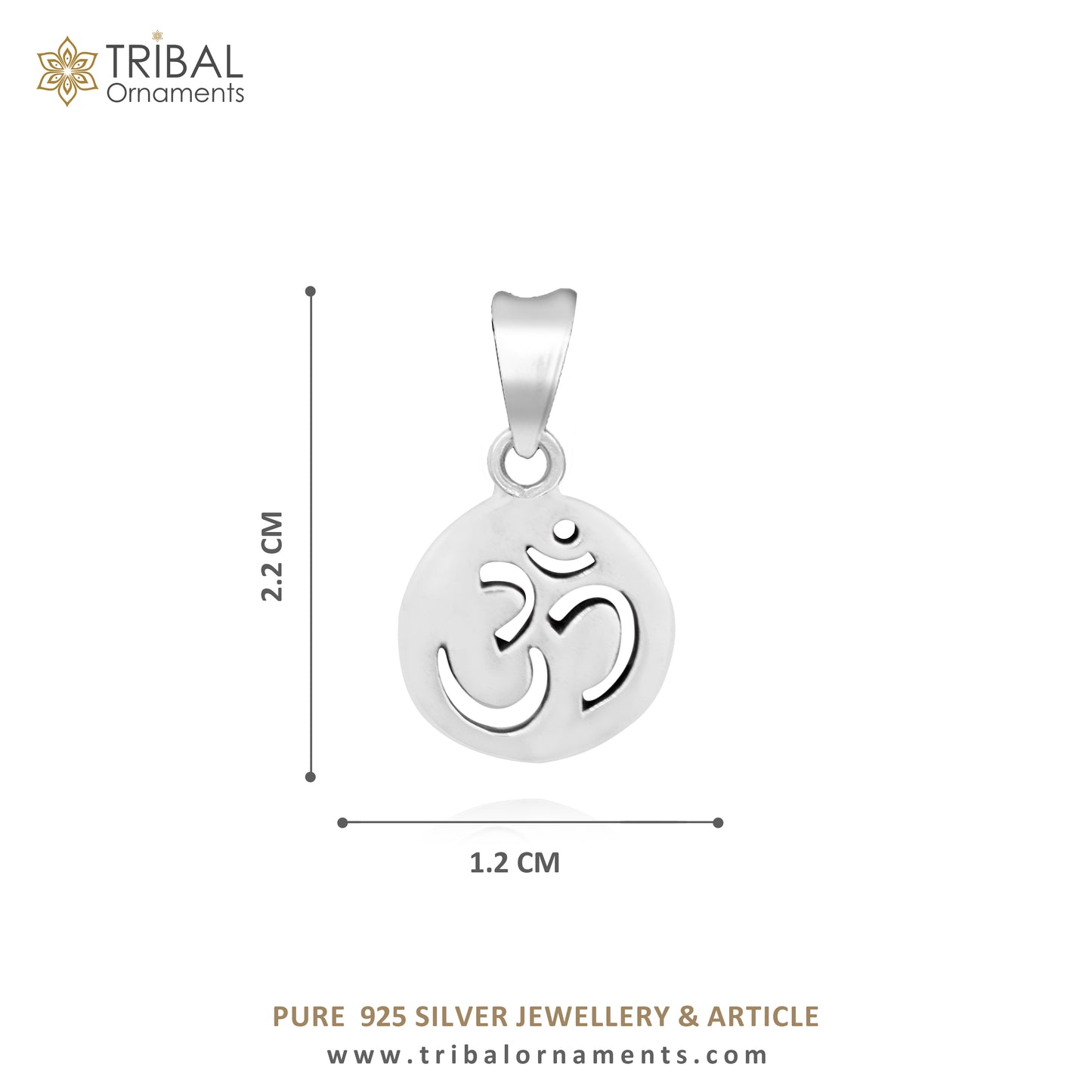 925 sterling silver handmade Hindu mantra 'Aum' OM pendant, amazing stylish unisex pendant personalized jewelry tribal jewelry ssp1655 - TRIBAL ORNAMENTS