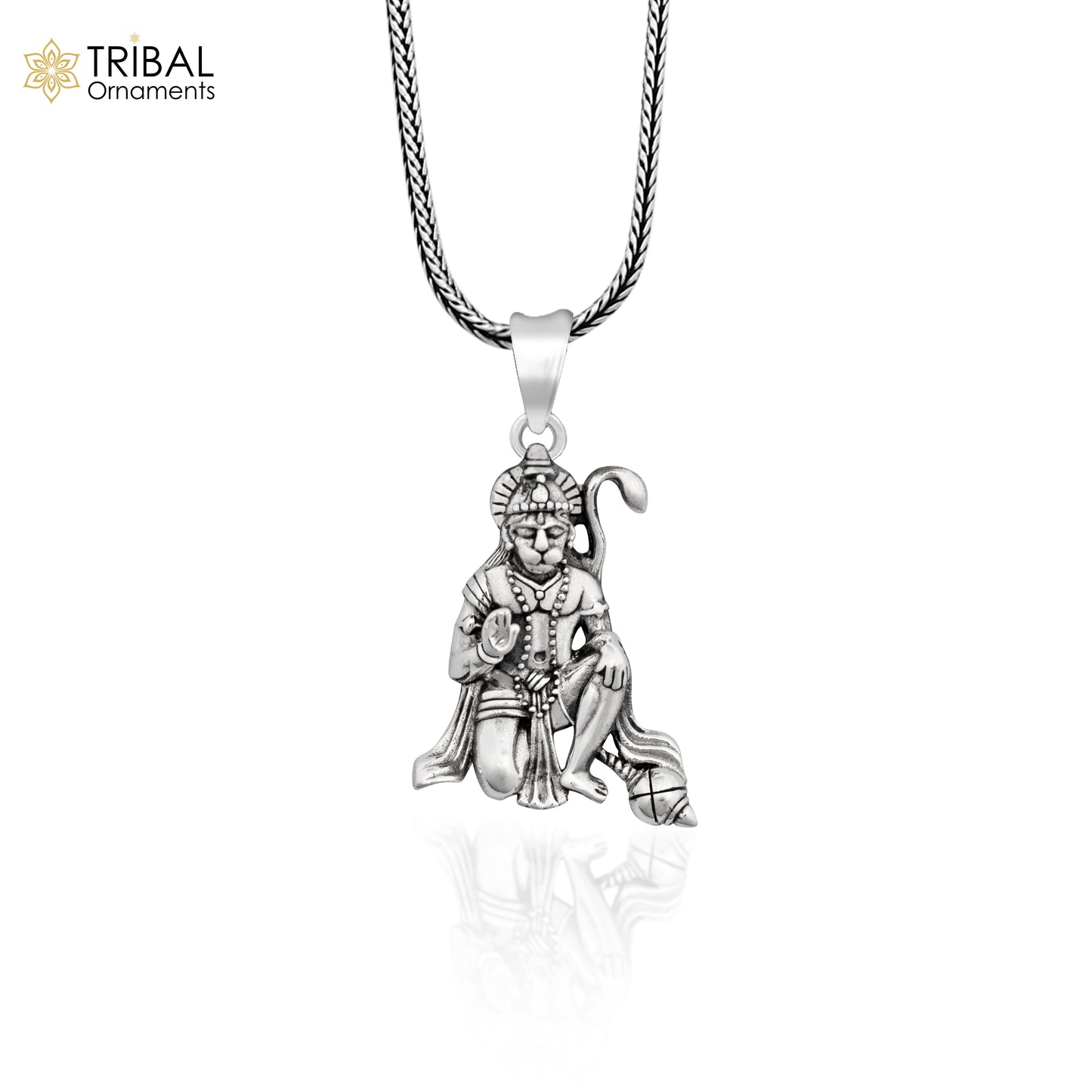 925 sterling silver handmade idol Hanuman ji pendant, amazing stylish unisex pendant locket personalized jewelry tribal jewelry ssp439 - TRIBAL ORNAMENTS