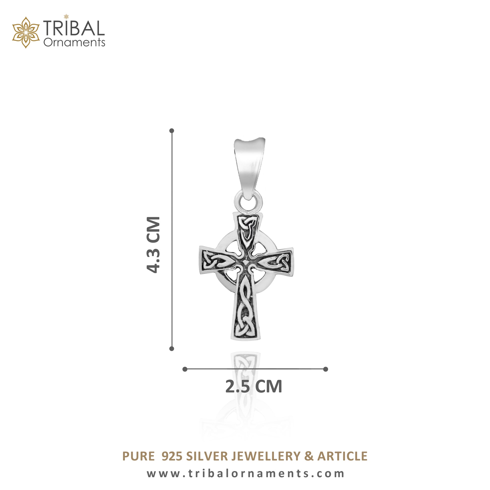 925 sterling silver handmade Jesus necklace and cross stylish pendant unisex jewellery nsp1000 - TRIBAL ORNAMENTS