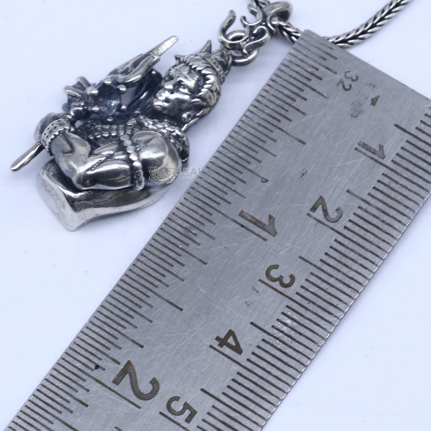 925 Sterling silver handmade lord maha deva pendant,nsp853 - TRIBAL ORNAMENTS