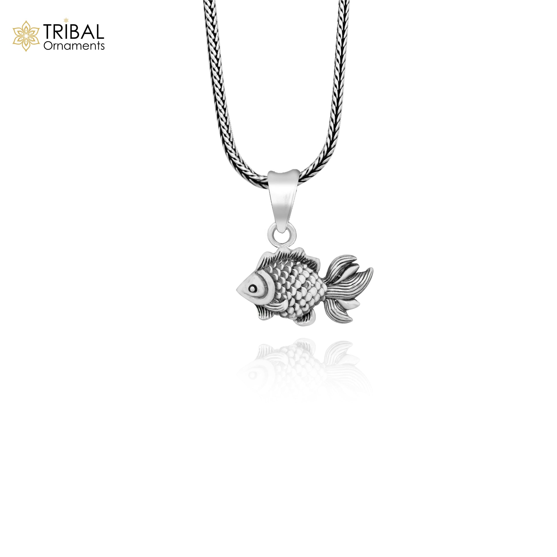 925 sterling silver handmade stylish design small fish style pendant best gifting jewelry religious pendant custom jewelry ssp1661 - TRIBAL ORNAMENTS