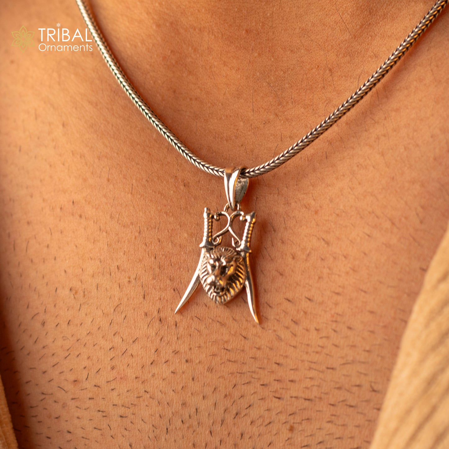 925 sterling silver handmade stylish design small lion face pendant best gifting jewelry  hip hop custom jewelry ssp1697 - TRIBAL ORNAMENTS