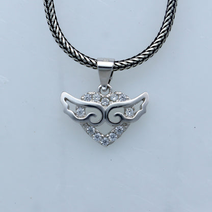 Handmade 925 sterling silver pendant with unique tribal design, crafted by TRIBAL ORNAMENTS.