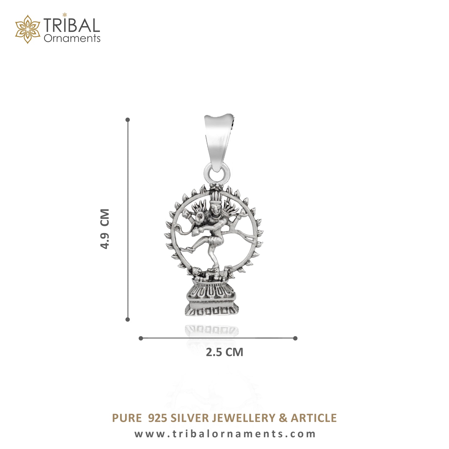 925 sterling silver handmade vintage Idol shiva Nataraaj pendant, amazing stylish unisex pendant locket personalized jewelry ssp487 - TRIBAL ORNAMENTS