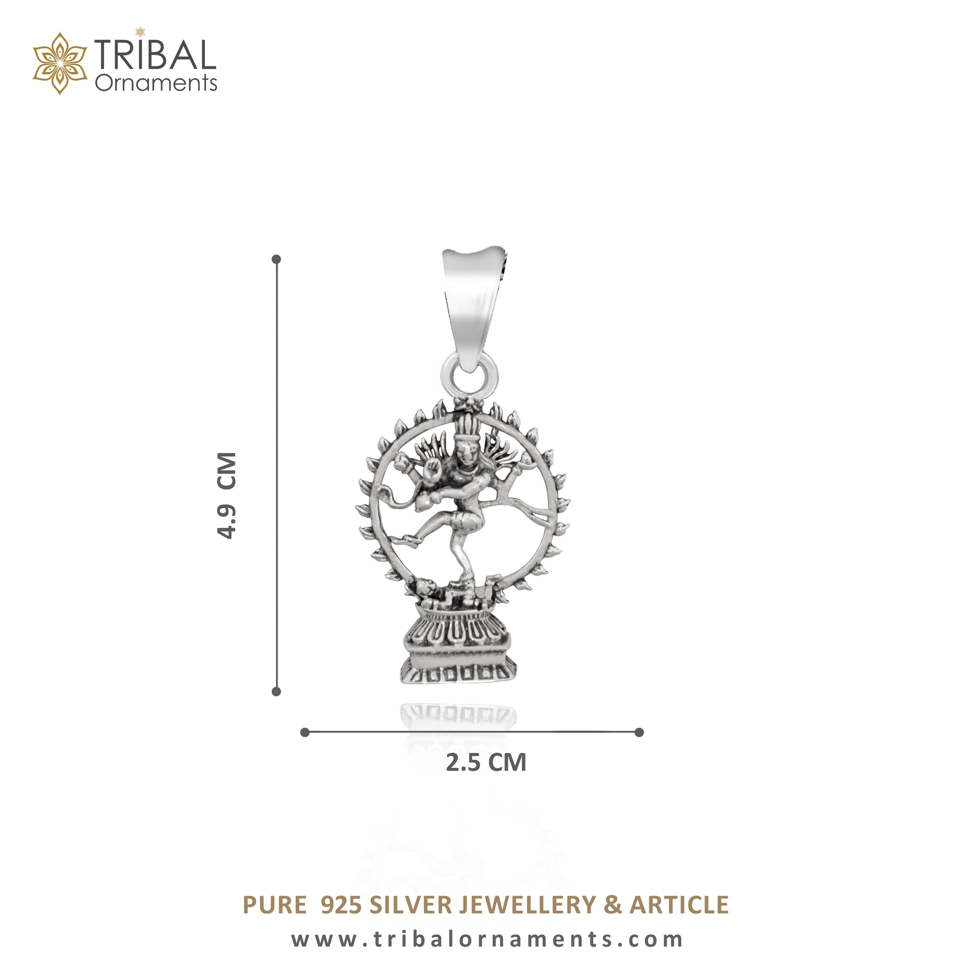 925 sterling silver handmade vintage Idol shiva Nataraaj pendant, amazing stylish unisex pendant locket personalized jewelry ssp487 - TRIBAL ORNAMENTS