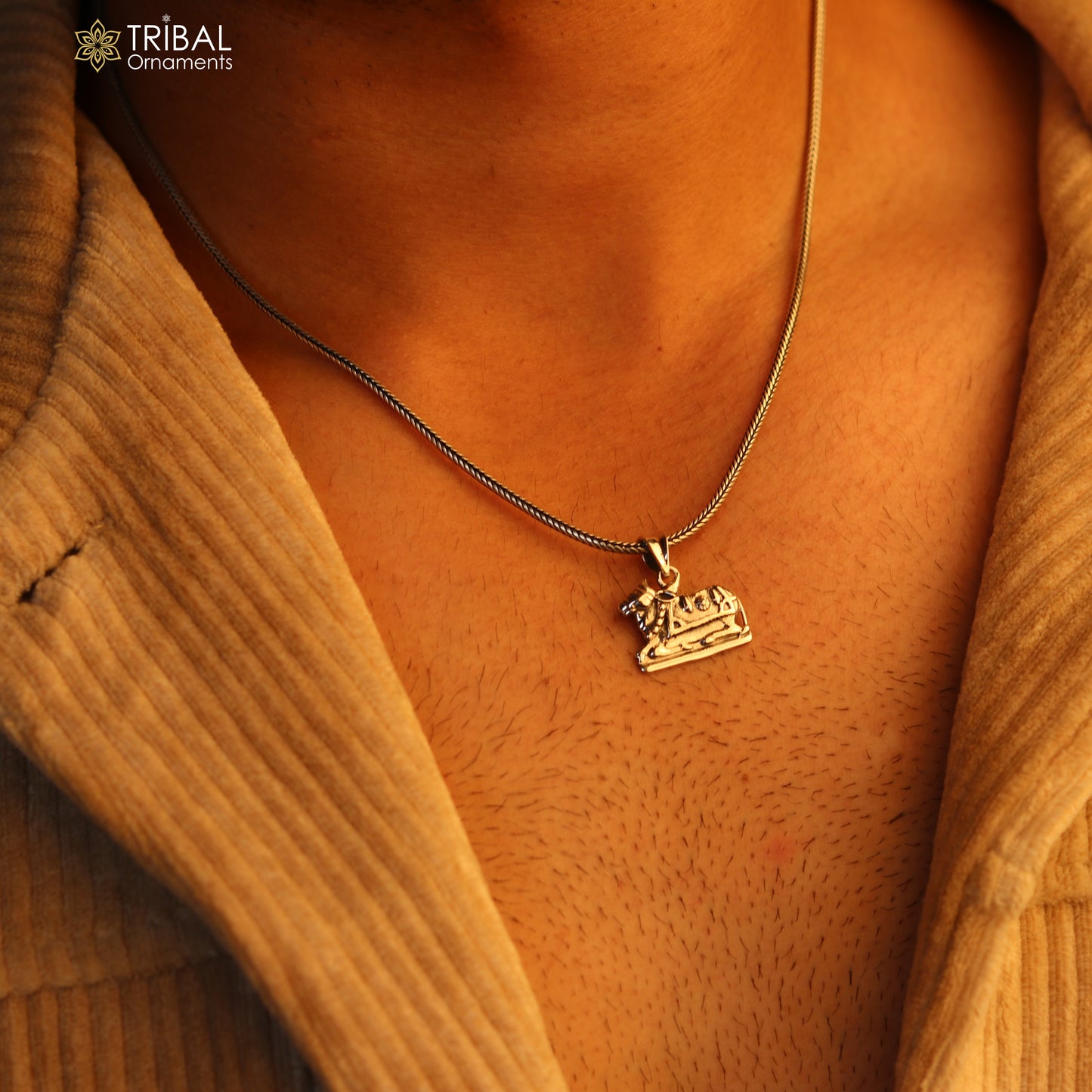 925 sterling silver Hindu idol Lord Shiva nandi maharaj pendant, excellent gifting unisex locket pendant jewelry nsp460 - TRIBAL ORNAMENTS