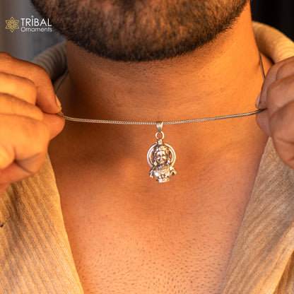 925 sterling silver lord Rama pendant Ram lalla pendant nsp788 - TRIBAL ORNAMENTS