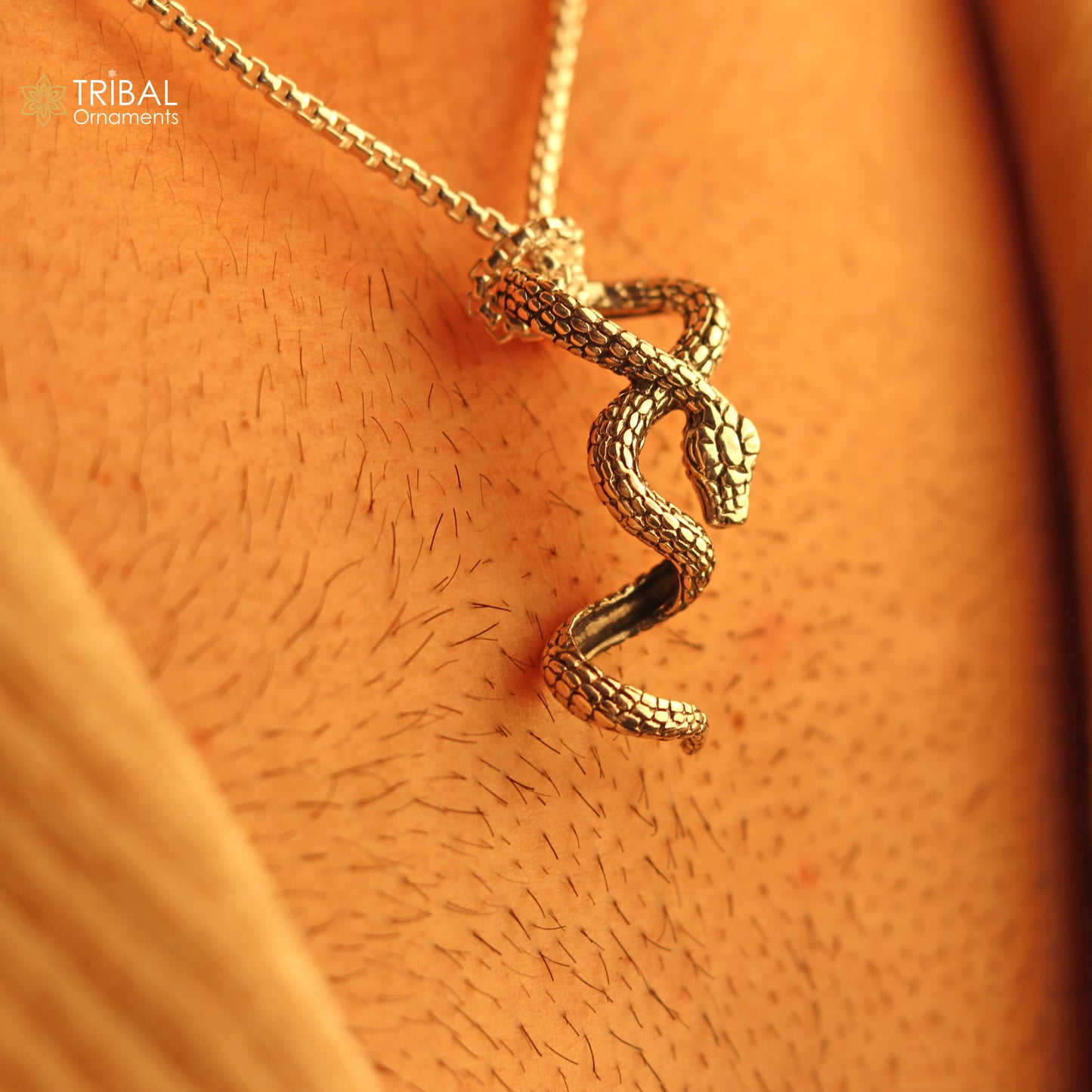 925 sterling silver unique waved snake pendant/ king cobra snake pendant is n embodiment of timeless beauty and symbolism nsp644 - TRIBAL ORNAMENTS