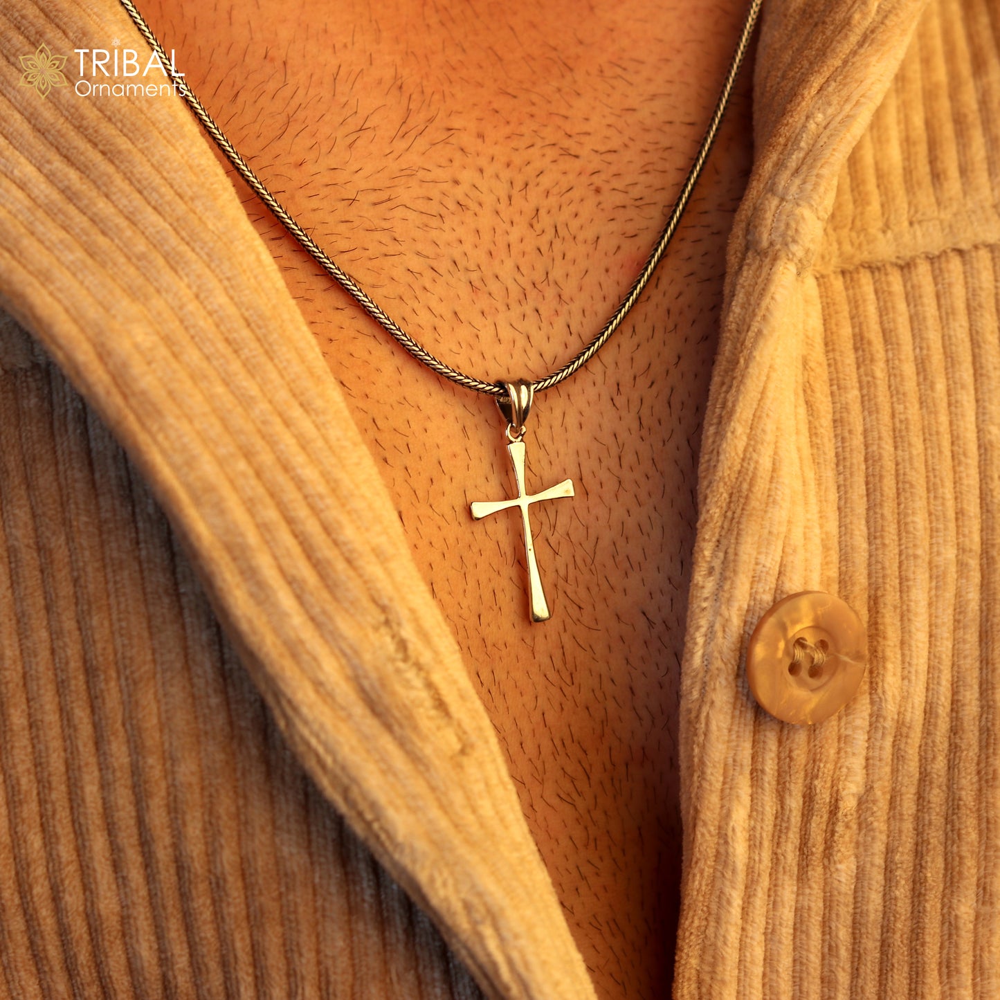 Elegant 925 sterling silver holy cross pendant, excellent unique design stylish unisex exclusive gift pendant jewelry from india ssp1735 - TRIBAL ORNAMENTS