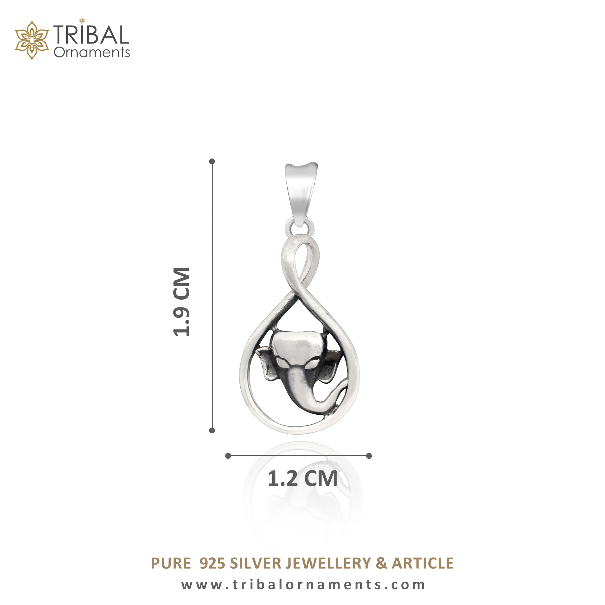 Exclusive design 925 sterling silver handmade Lord Ganesha  divine pendant, amazing stylish unisex pendant personalized jewelry ssp1684 - TRIBAL ORNAMENTS