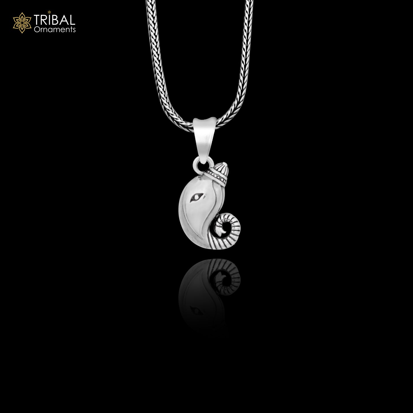 Exclusive design 925 sterling silver handmade Lord Ganesha  divine pendant, amazing stylish unisex pendant personalized jewelry ssp1715 - TRIBAL ORNAMENTS