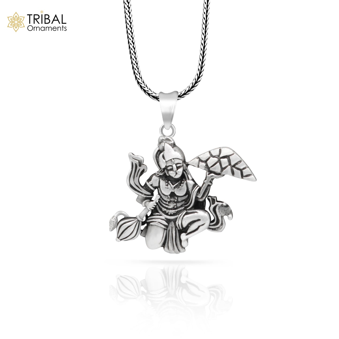 Lord hanuman pendant 92.5 sterling silver handmade god idol hanuman with mount pendant, amazing craftsmanship pendant gifting jewelry ssp912 - TRIBAL ORNAMENTS