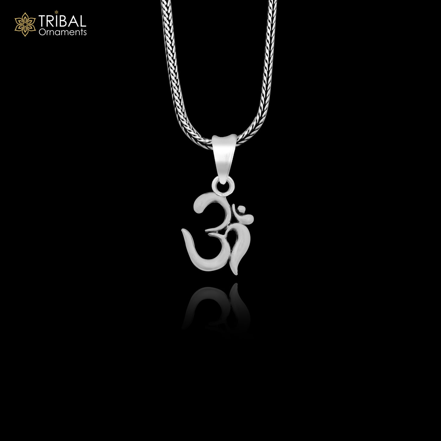925 sterling silver handmade Divine 'Aum' OM pendant, amazing stylish good luck pendant exclusive jewelry tribal jewelry NSP682 - TRIBAL ORNAMENTS