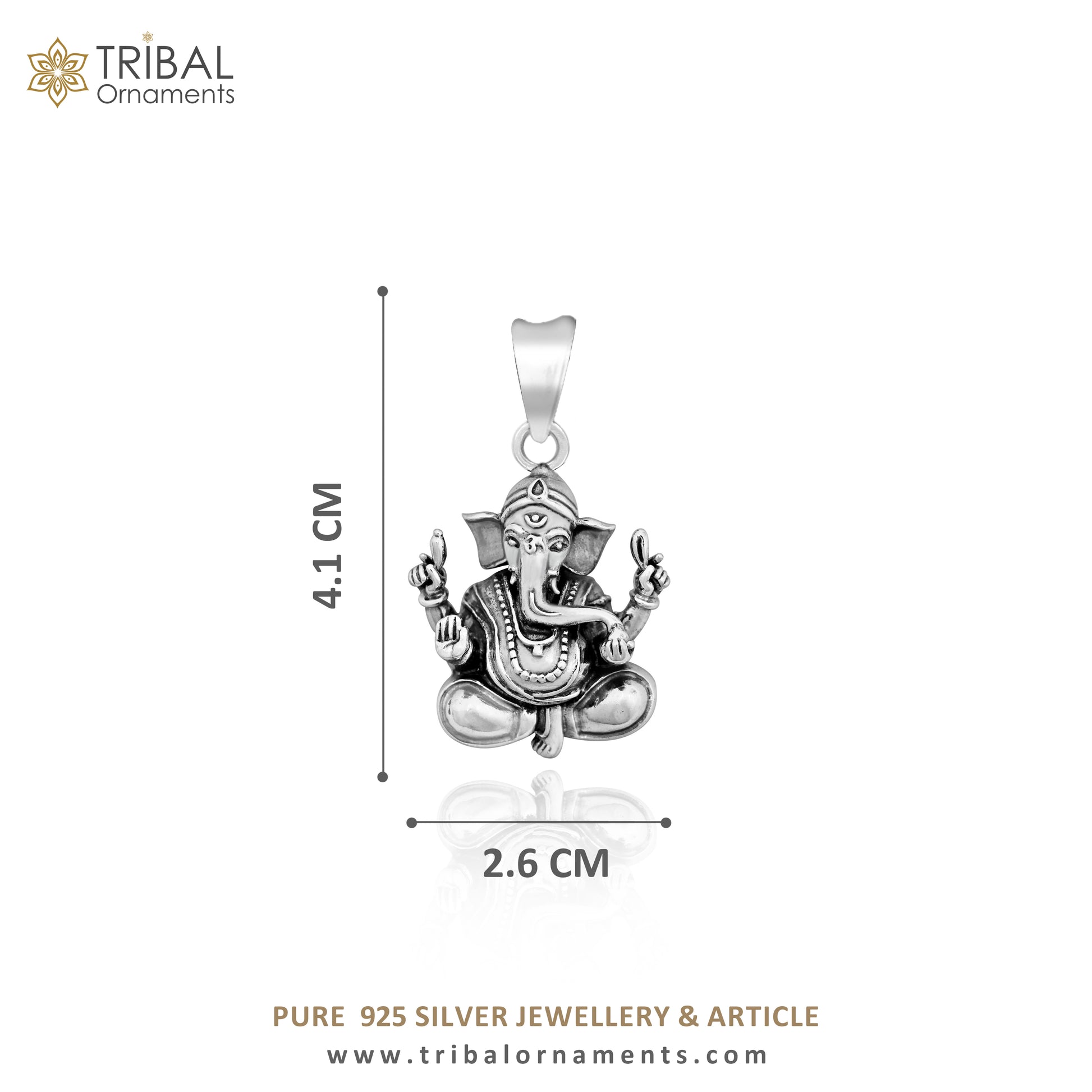 Vintage trendy 925 sterling silver handmade Lord Ganesha pendant, amazing stylish unisex pendant locket personalized jewelry ssp456 - TRIBAL ORNAMENTS