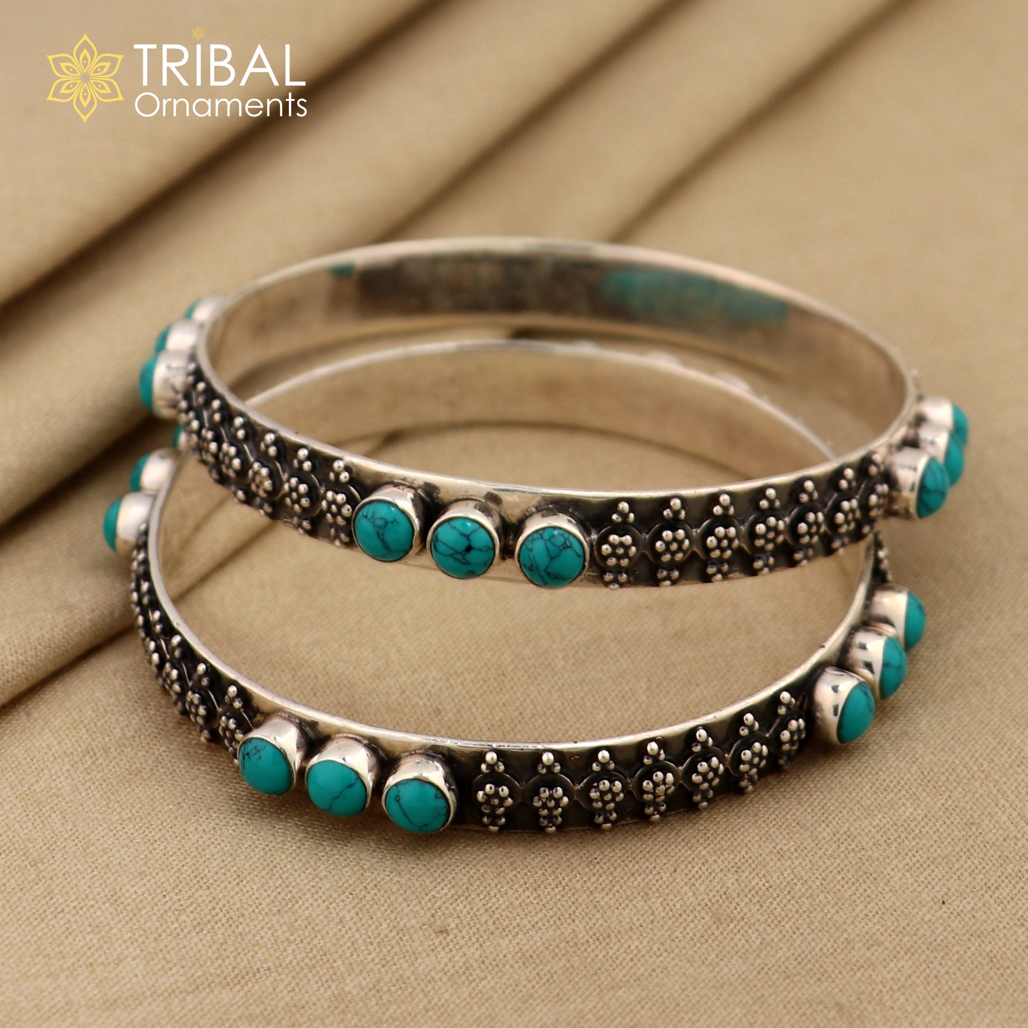 925 sterling silver customized design turquoise stone bangle