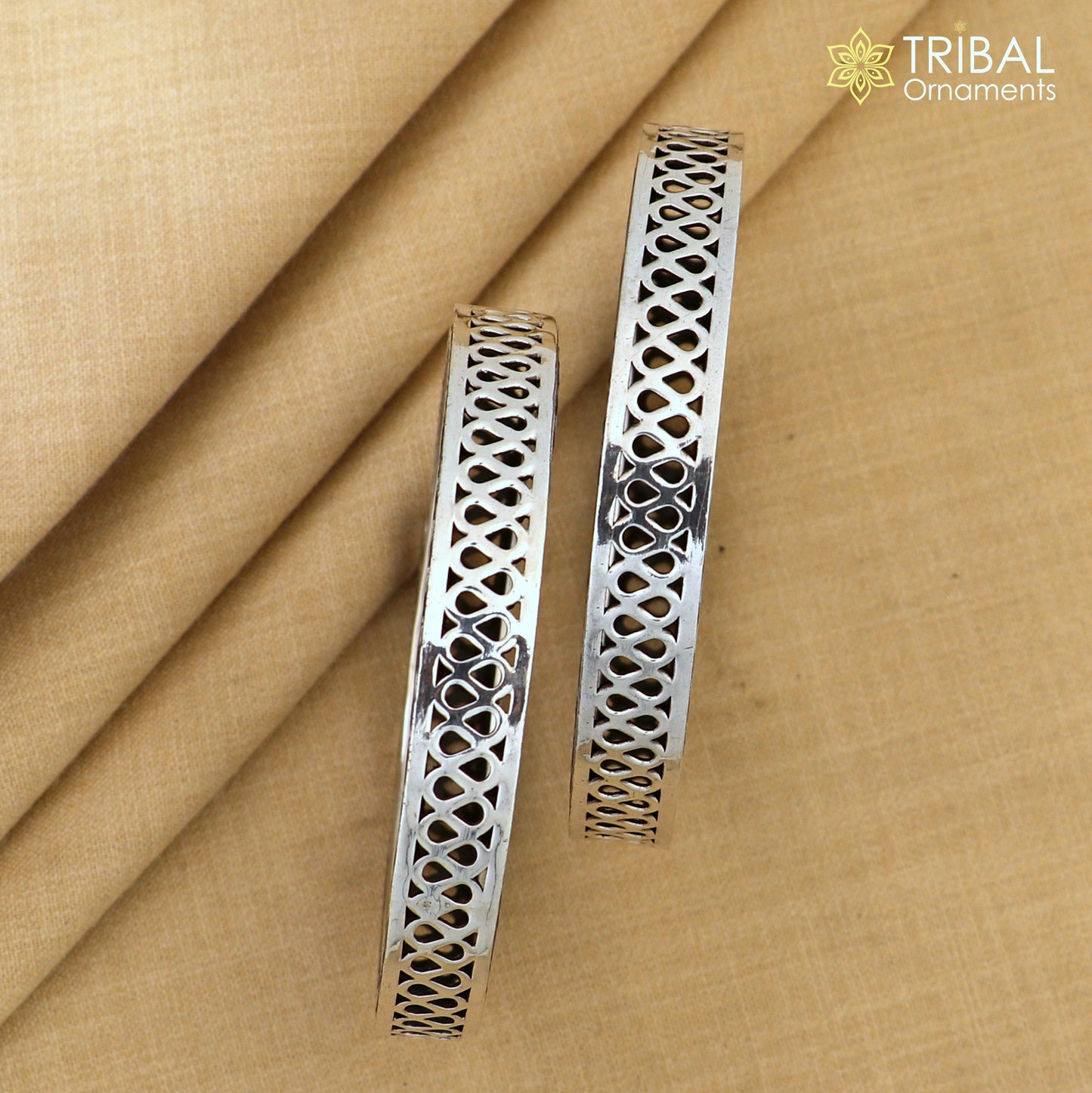 Exclusive functional 925 sterling silver unique style handmade bangle bracelet , best brides collection wedding NAVRATRI jewelry nba402 - TRIBAL ORNAMENTS