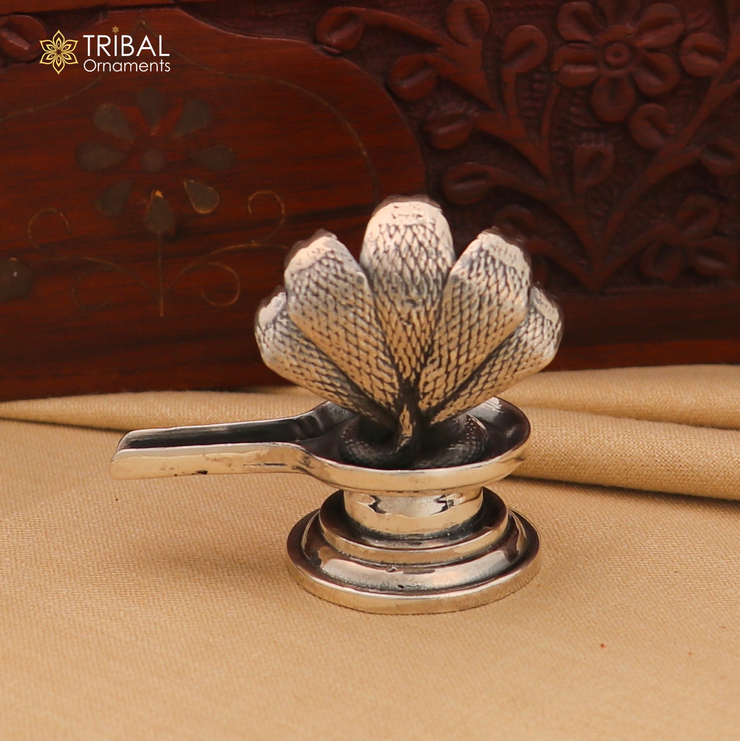 925 sterling silver lord Shiva lingam Divine Shiva lingam at home temple su1386 - TRIBAL ORNAMENTS