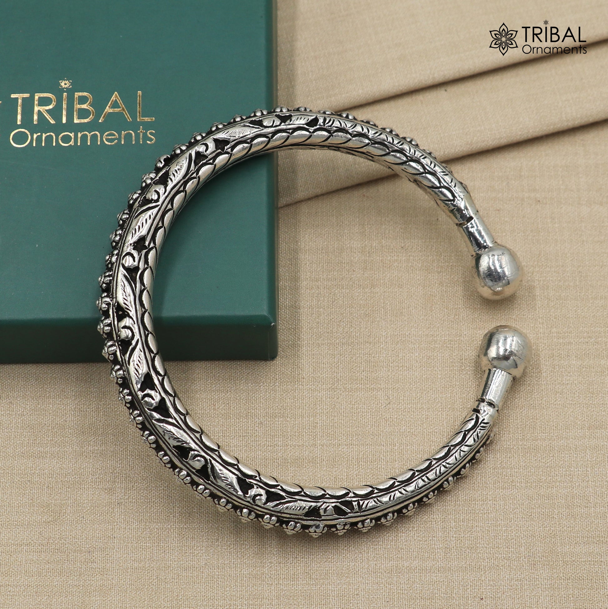 925 sterling silver vintage ethnic  chitai work customized foot ankle kada bracelet jewelry nsfk148 - TRIBAL ORNAMENTS