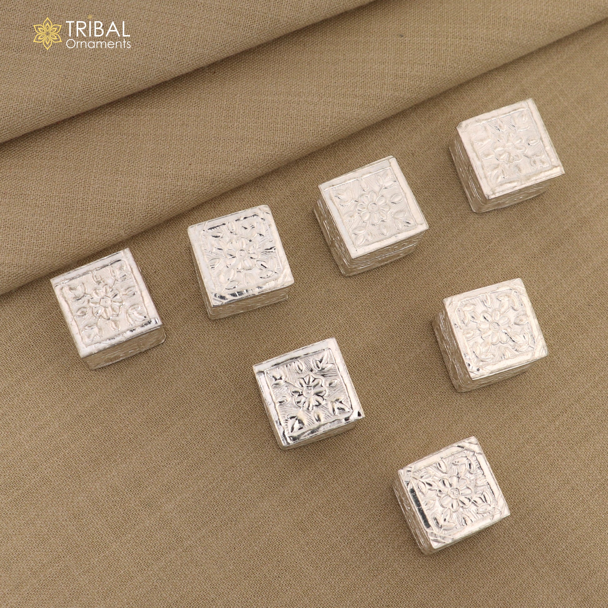 Lot boxes 925 sterling silver trinket box, kajal box/casket box bridal square shape box collection, eyeliner box wedding gifting stb349 - TRIBAL ORNAMENTS