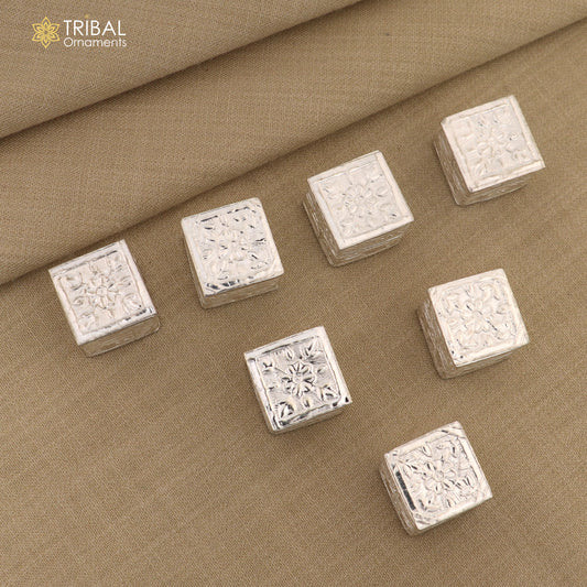 Lot boxes 925 sterling silver trinket box, kajal box/casket box bridal square shape box collection, eyeliner box wedding gifting stb349 - TRIBAL ORNAMENTS