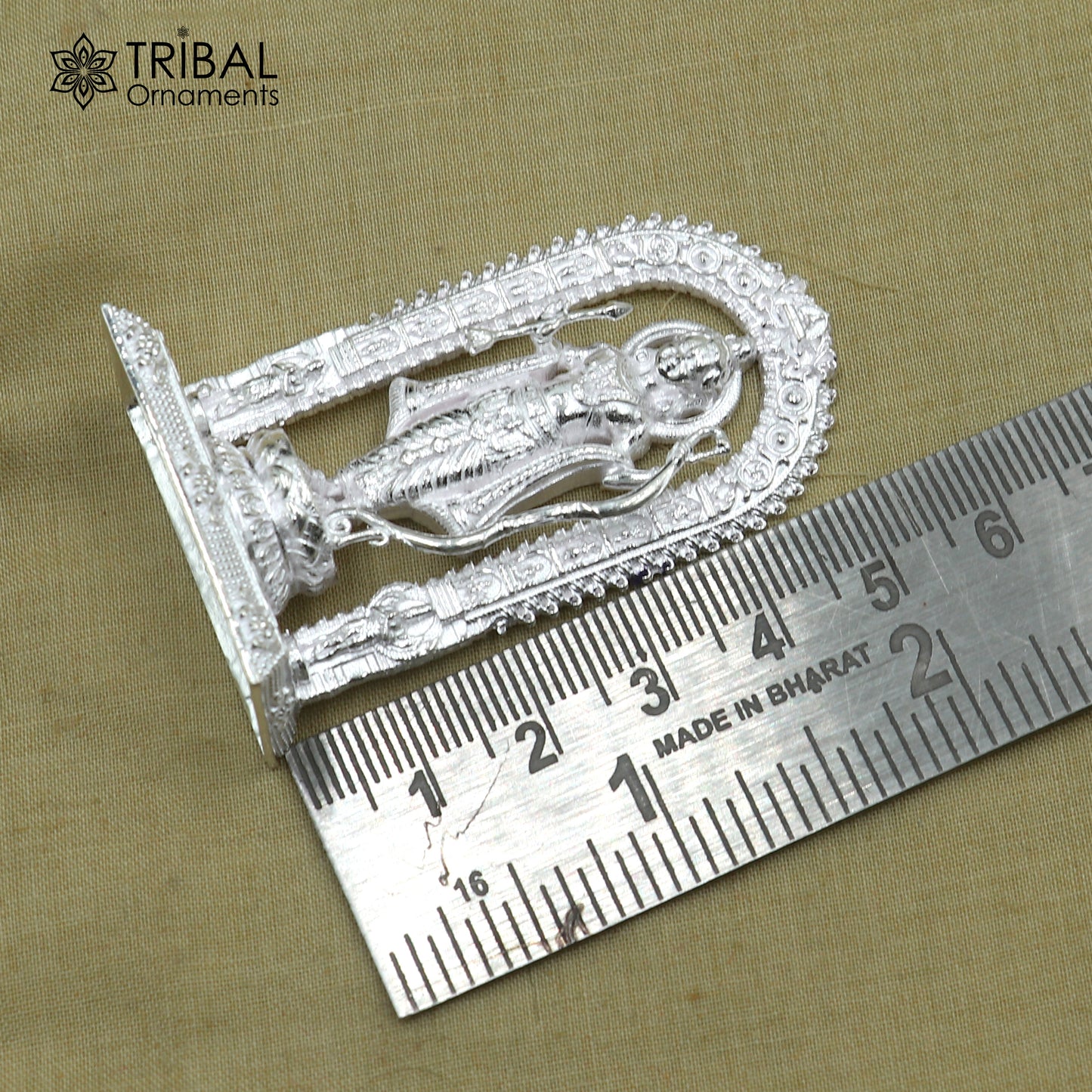 925 Sterling silver Lord Shree Ram ji Statue figurine, puja articles decorative gift art836 - TRIBAL ORNAMENTS