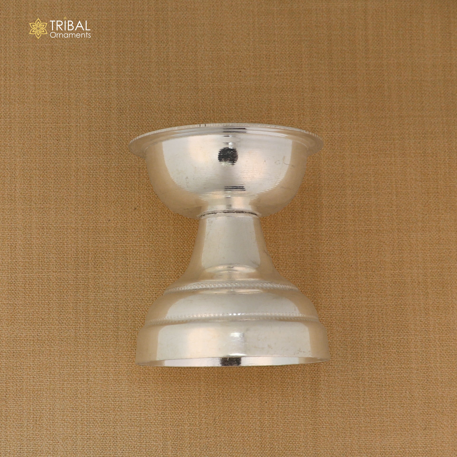 925 sterling silver oil lamp, silver Deepak, silver temple article, Diwali puja utensils art su1381 - TRIBAL ORNAMENTS