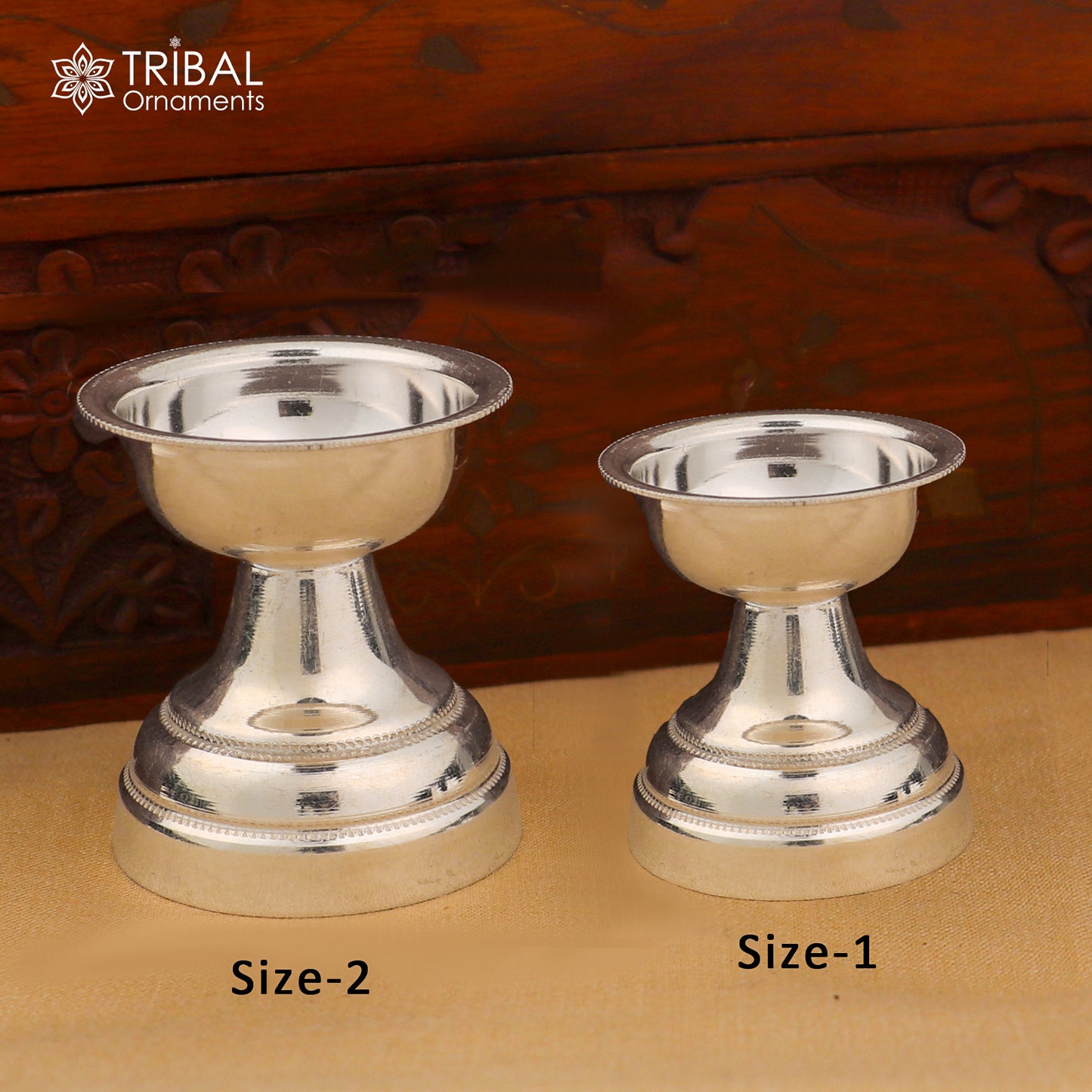 925 sterling silver oil lamp, silver Deepak, silver temple article, Diwali puja utensils art su1381 - TRIBAL ORNAMENTS