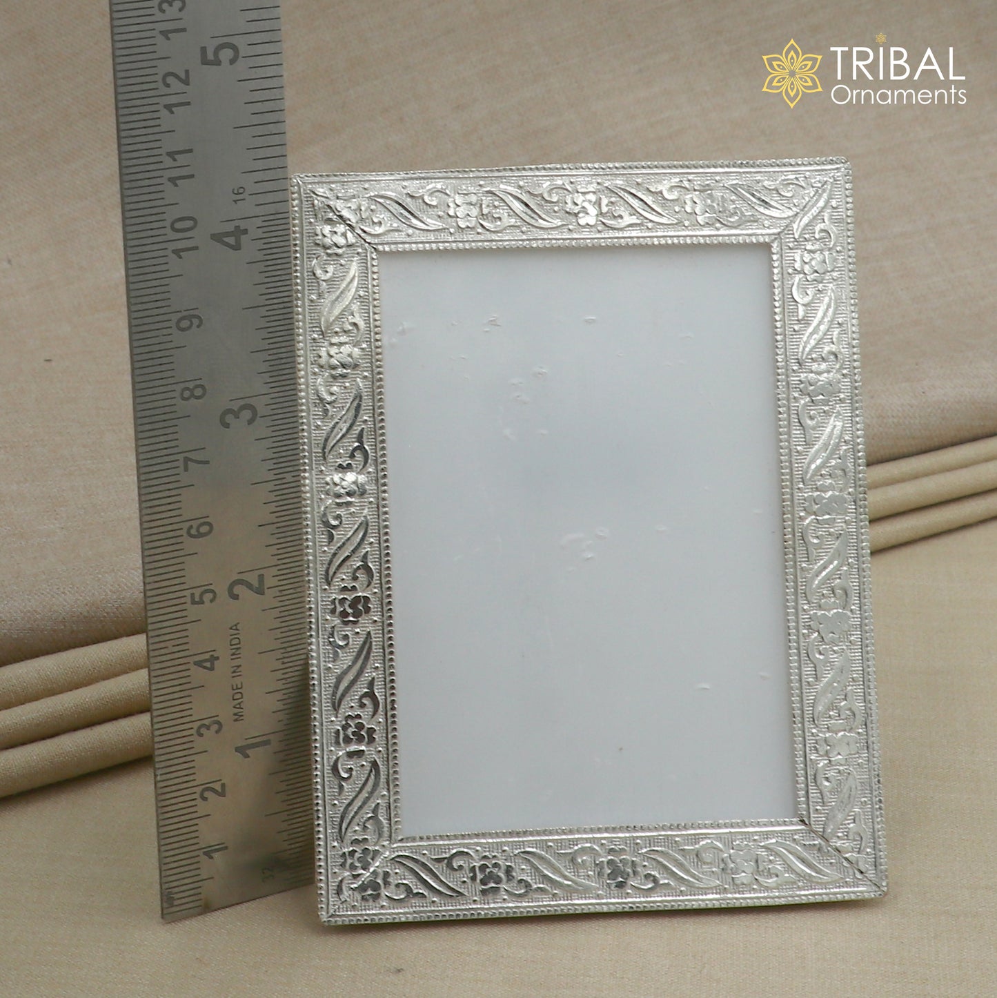925 sterling silver photo frame, light weight gifting for article sf29 - TRIBAL ORNAMENTS