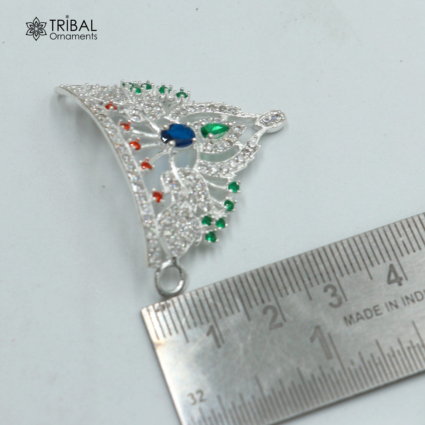 925 sterling silver antique stone design silver mukut (crown), amazing god crown temple god art sm56 - TRIBAL ORNAMENTS