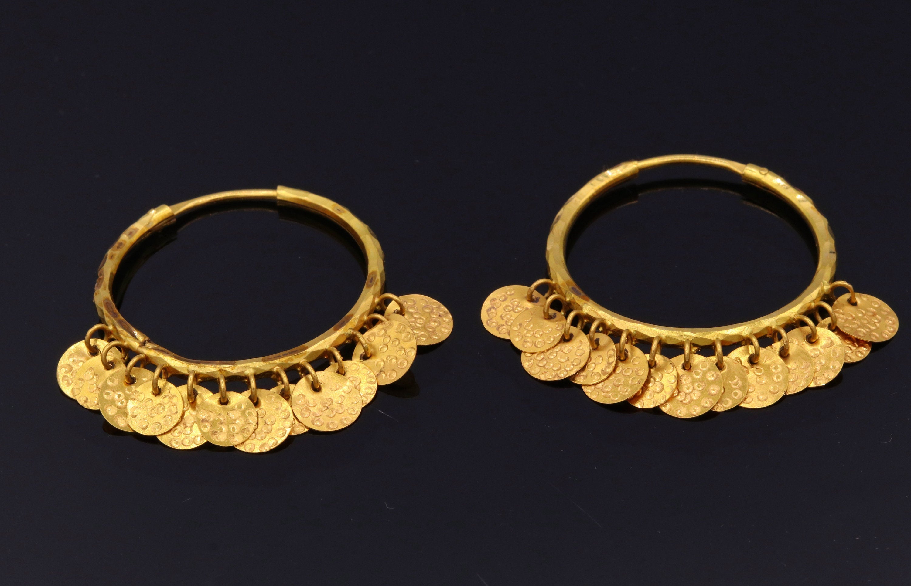 Shop 22K Indian Gold Earrings: Jhumkas, Hoops, & More – Virani Jewelers