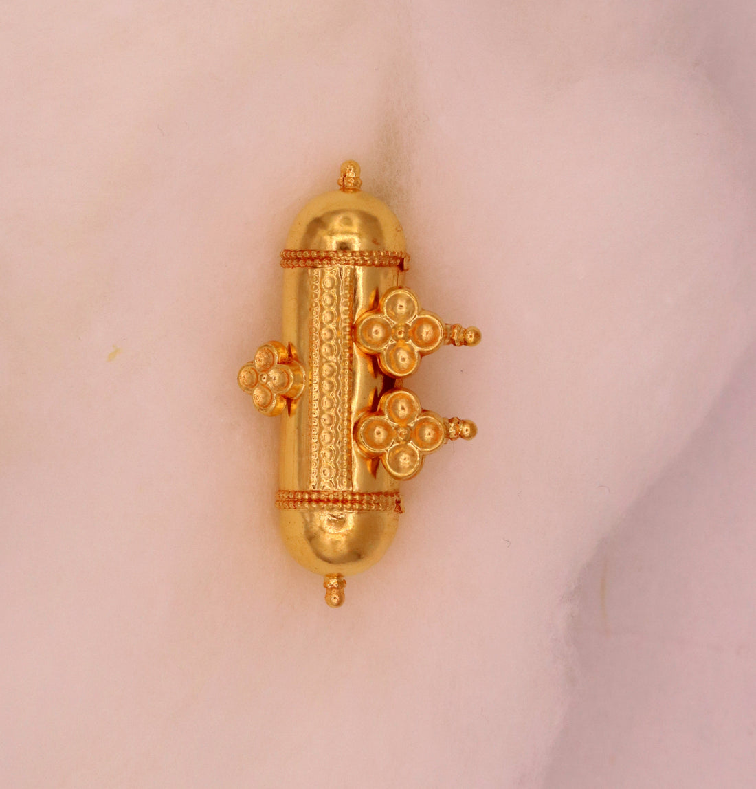 20k yellow gold handmade Vintage antique stylish rajasthan tribal amulet necklace pendant fabulous women jewelry - TRIBAL ORNAMENTS