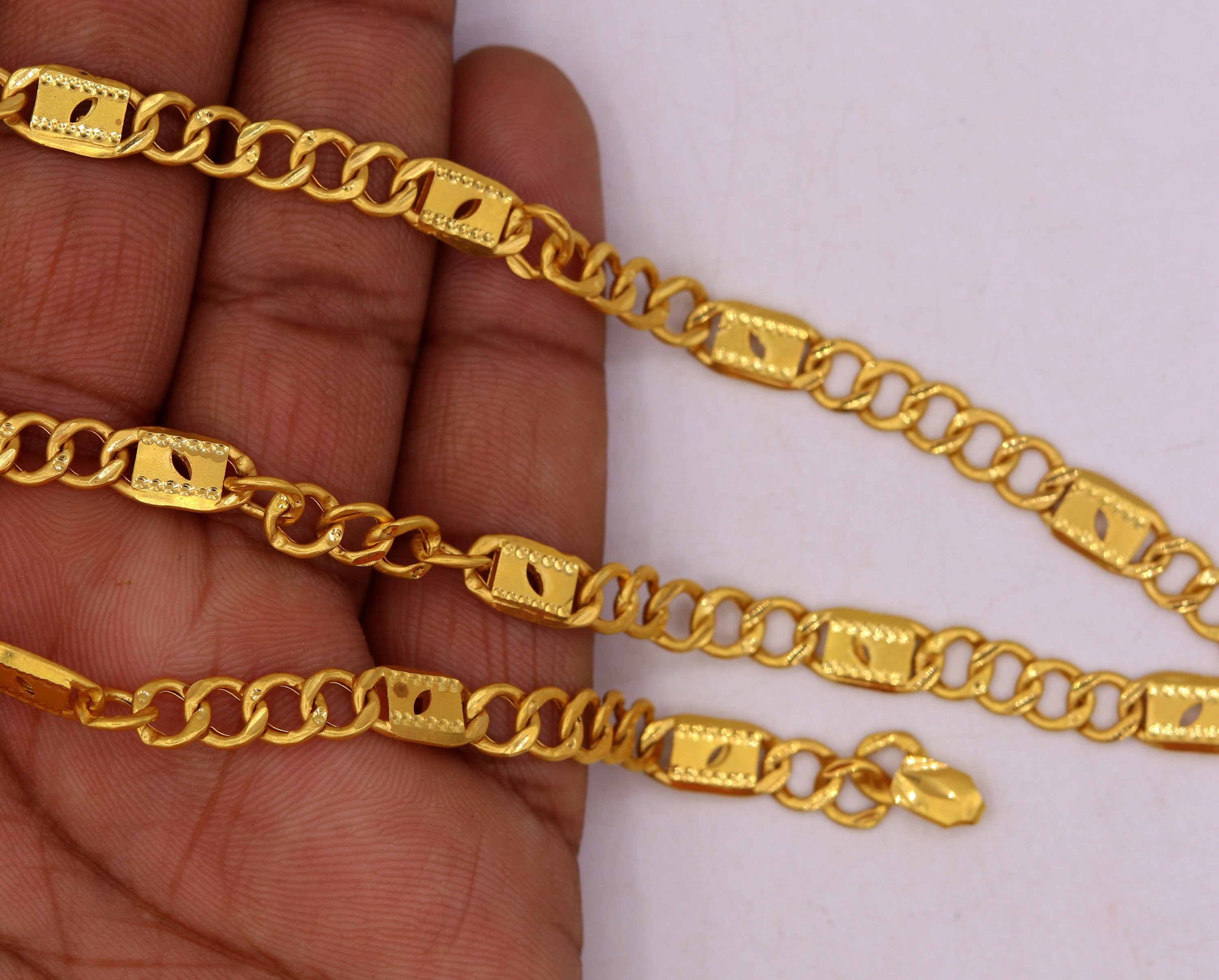 Mens gold chains hot sale 18 inch