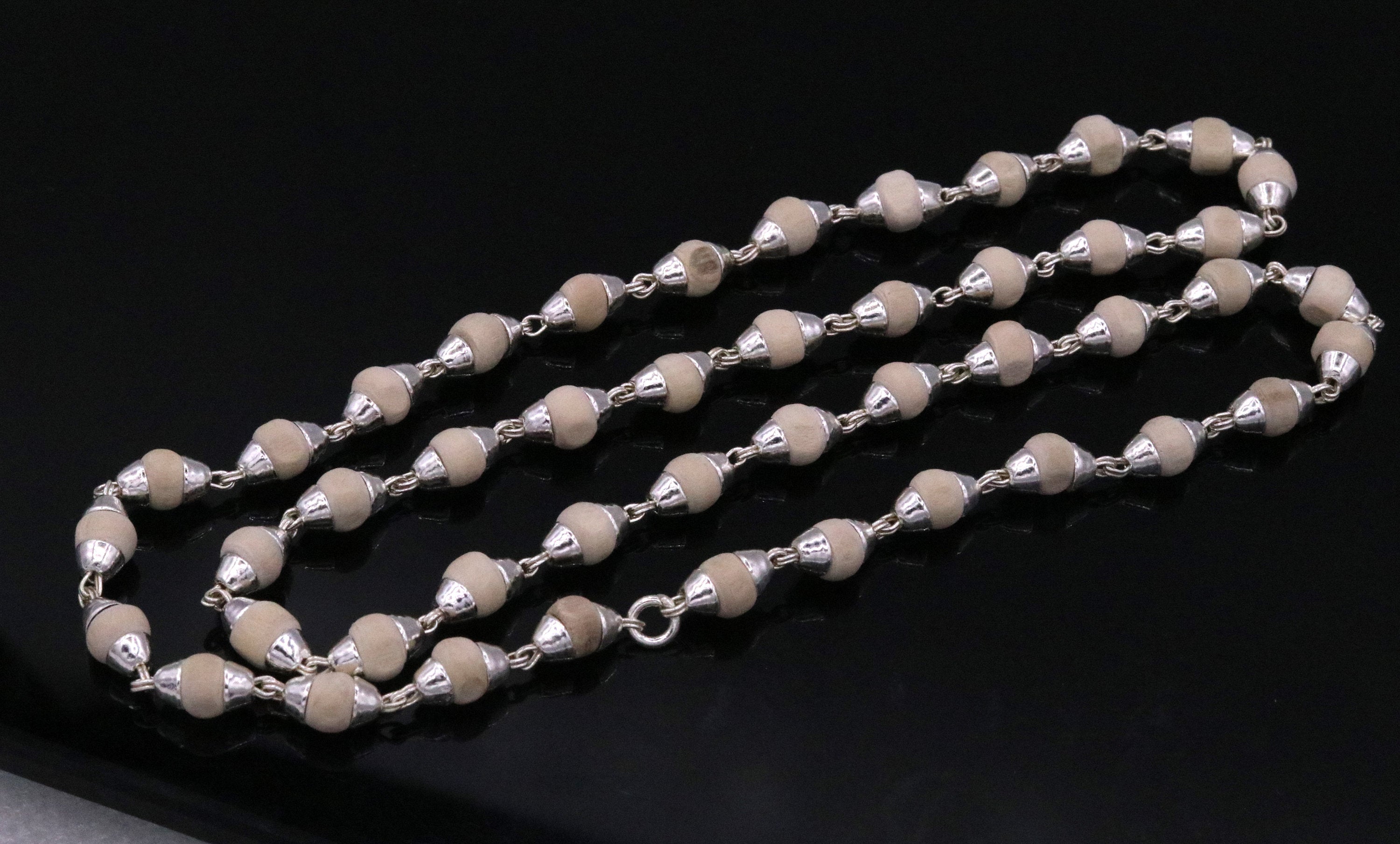 5mm Rosary Beads Necklace — Inchoo Bijoux