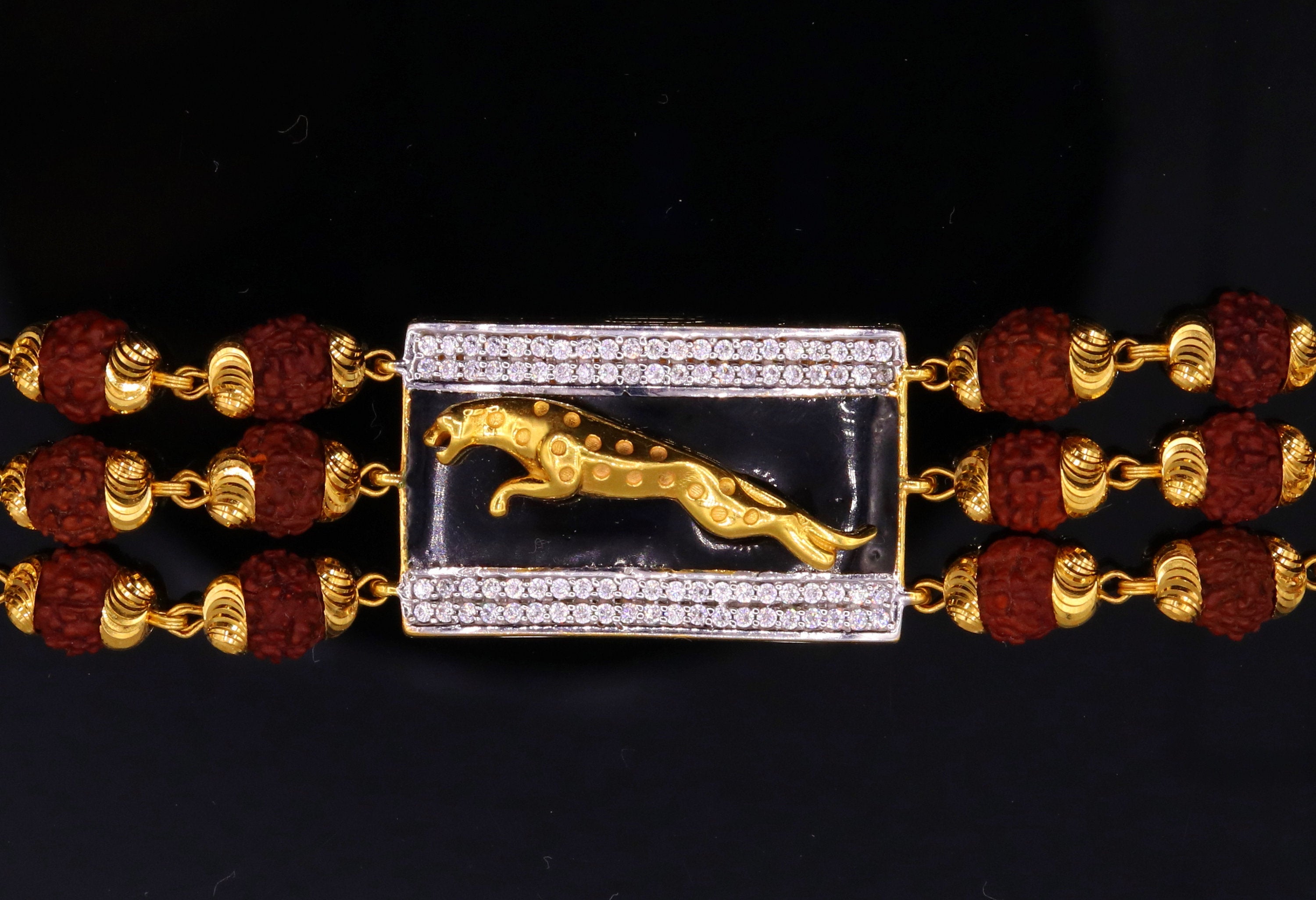 Gold Bracelet for Men in 22K Gold - GBR1385