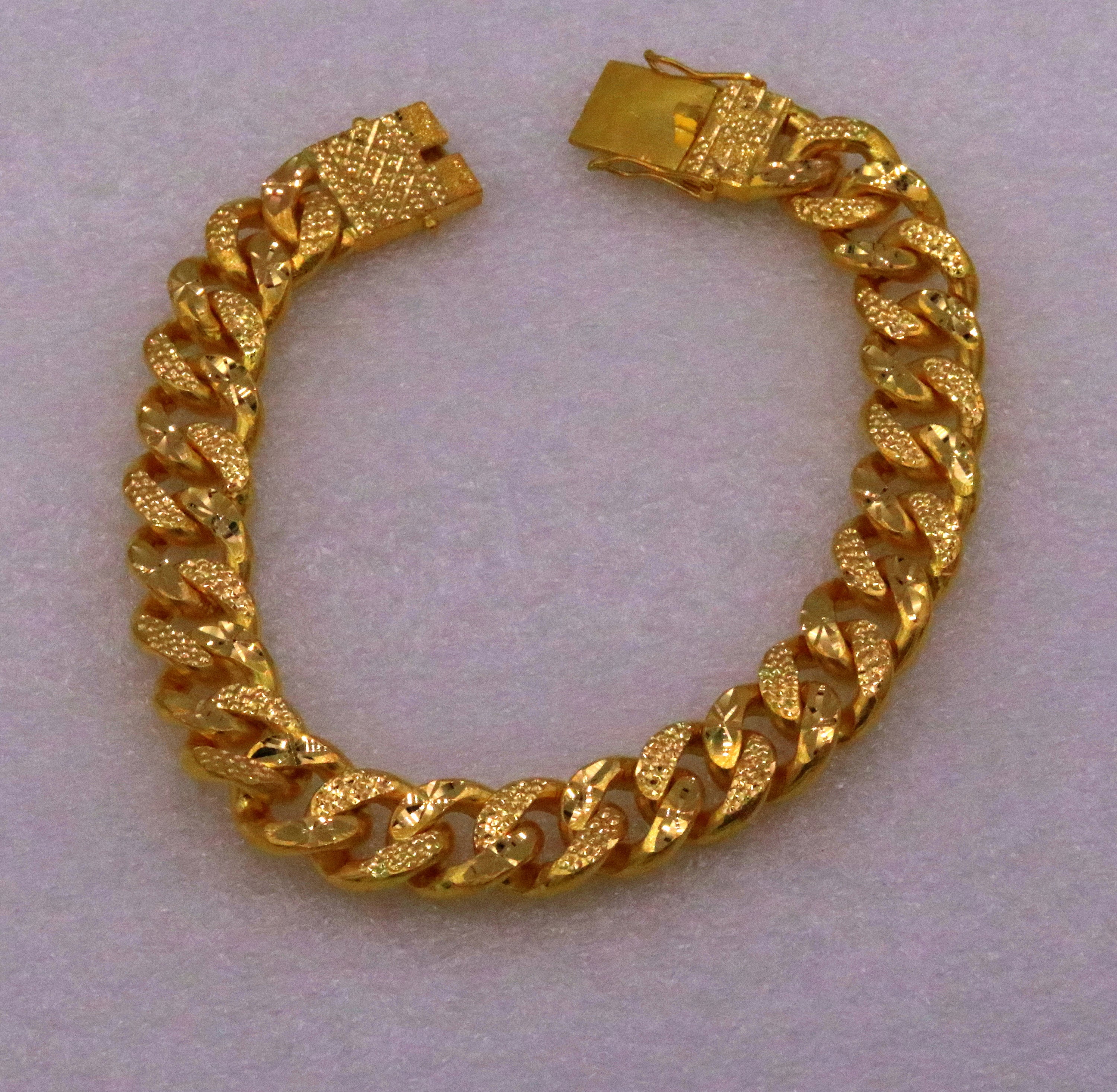 Imitation 22 carat Gold Plated Burma Bracelet - AliExpress