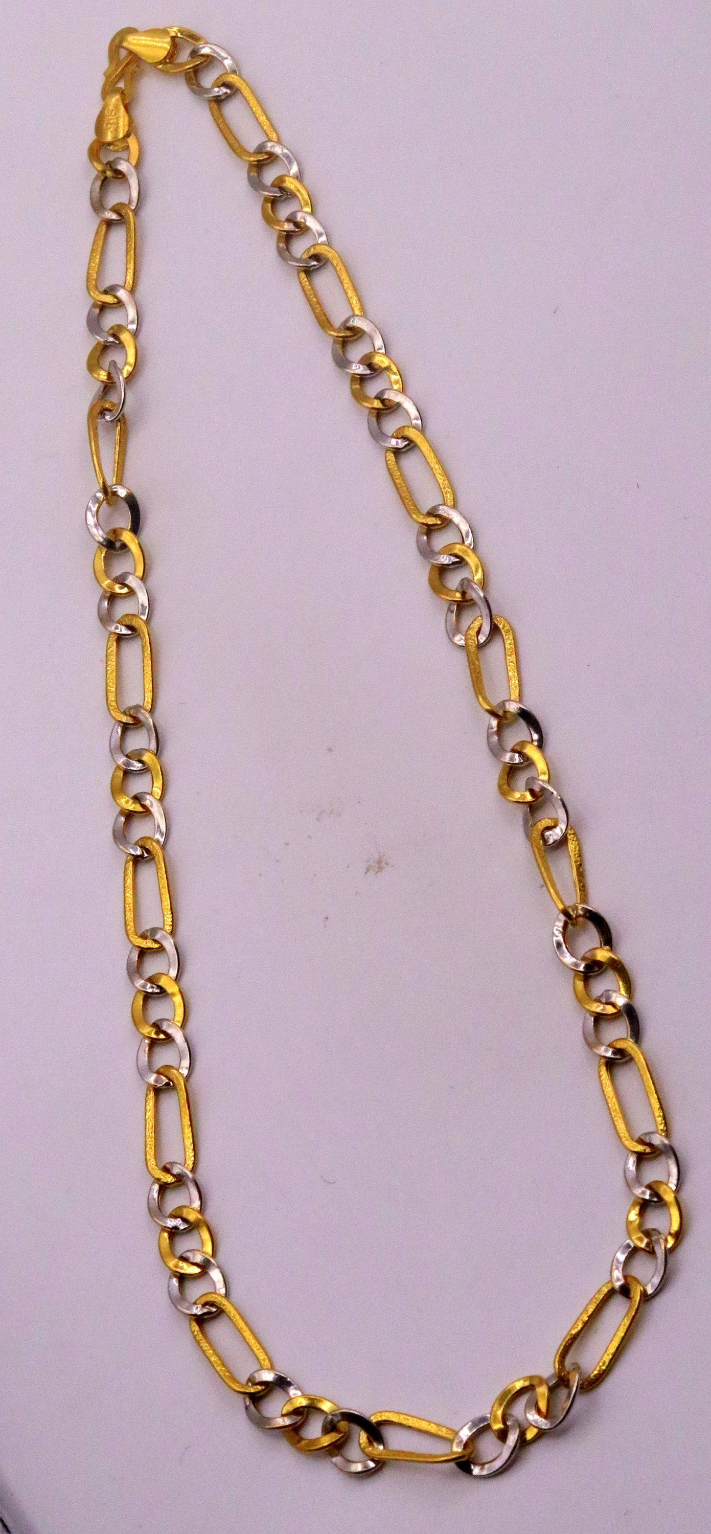 Rhodium polish gold on sale chains