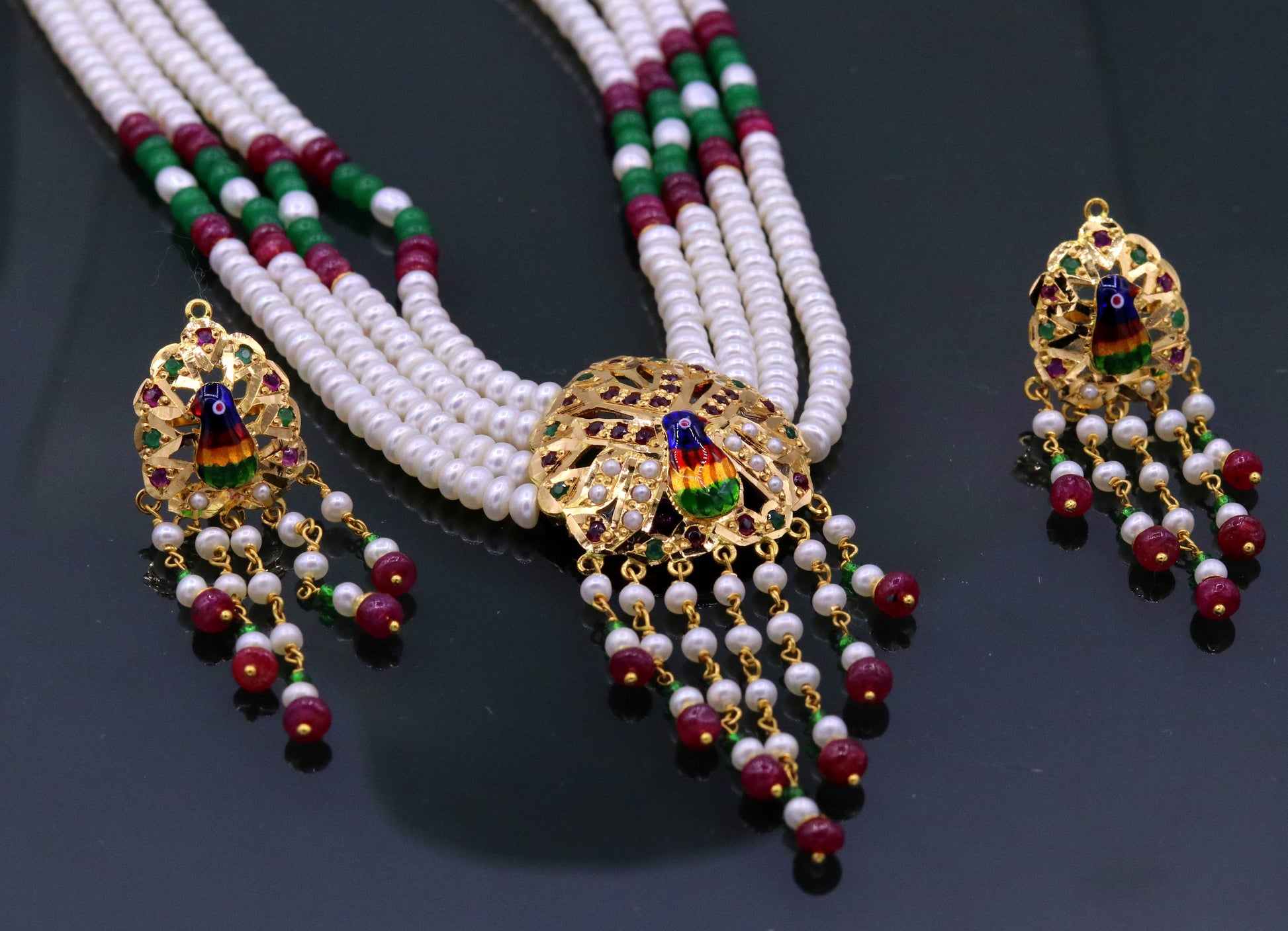 indian jewellery designs with beads