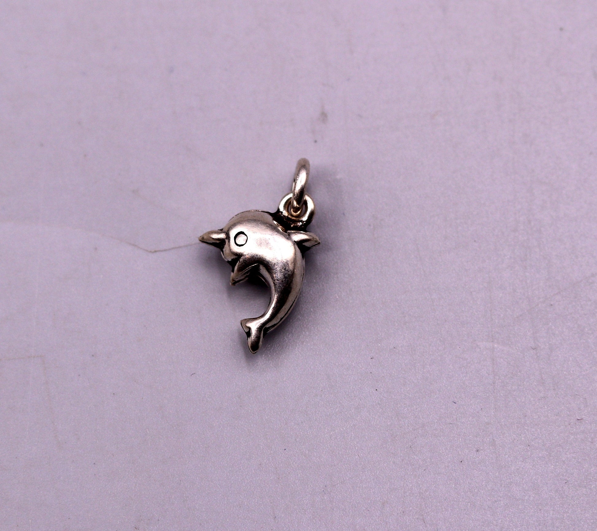 925 Sterling silver handmade  tiny Dolphin pendant fabulous locket pendant unisex small pendant jewelry nsp153 - TRIBAL ORNAMENTS