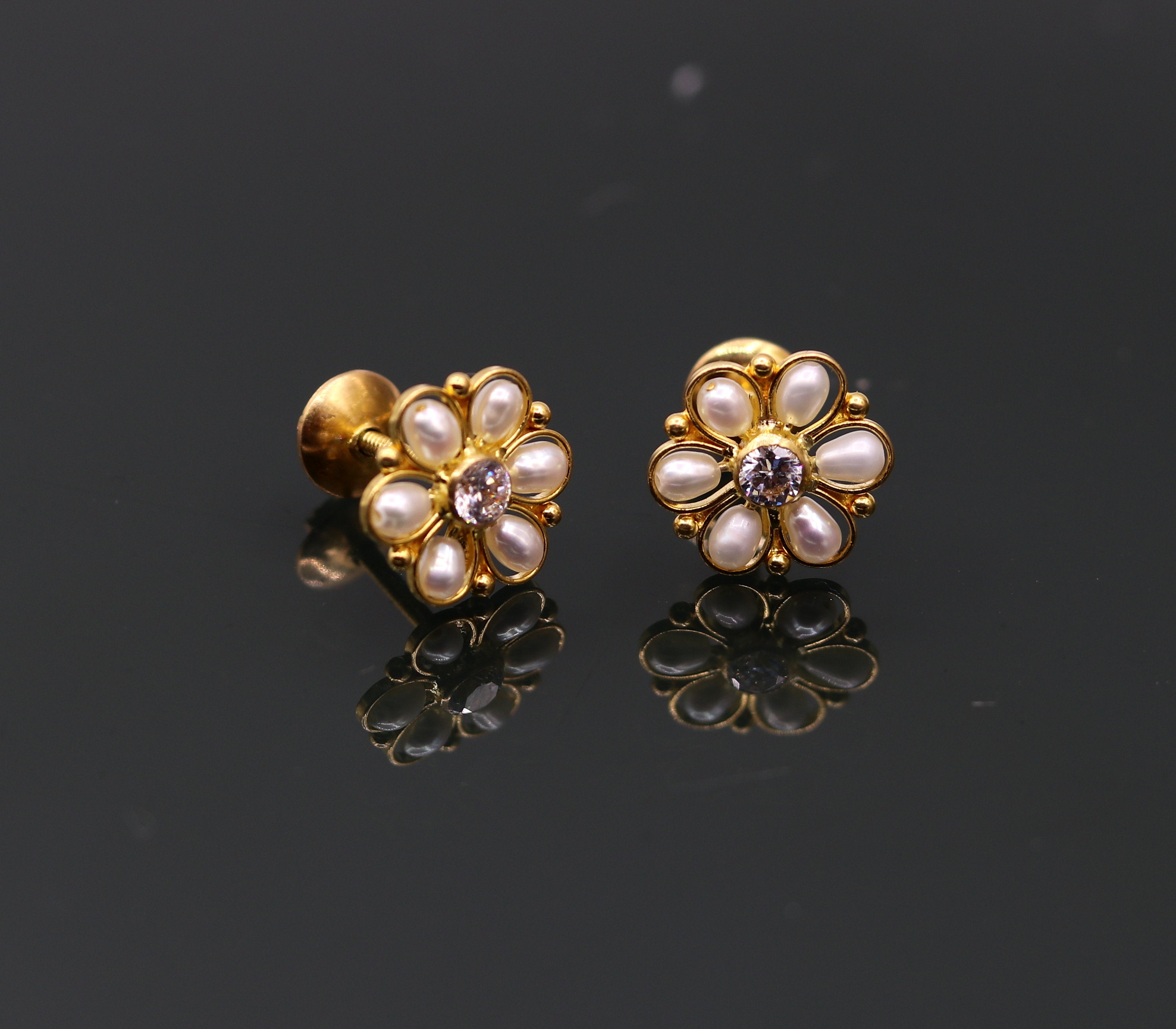 18 K Gold Earrings  BABY  16011A