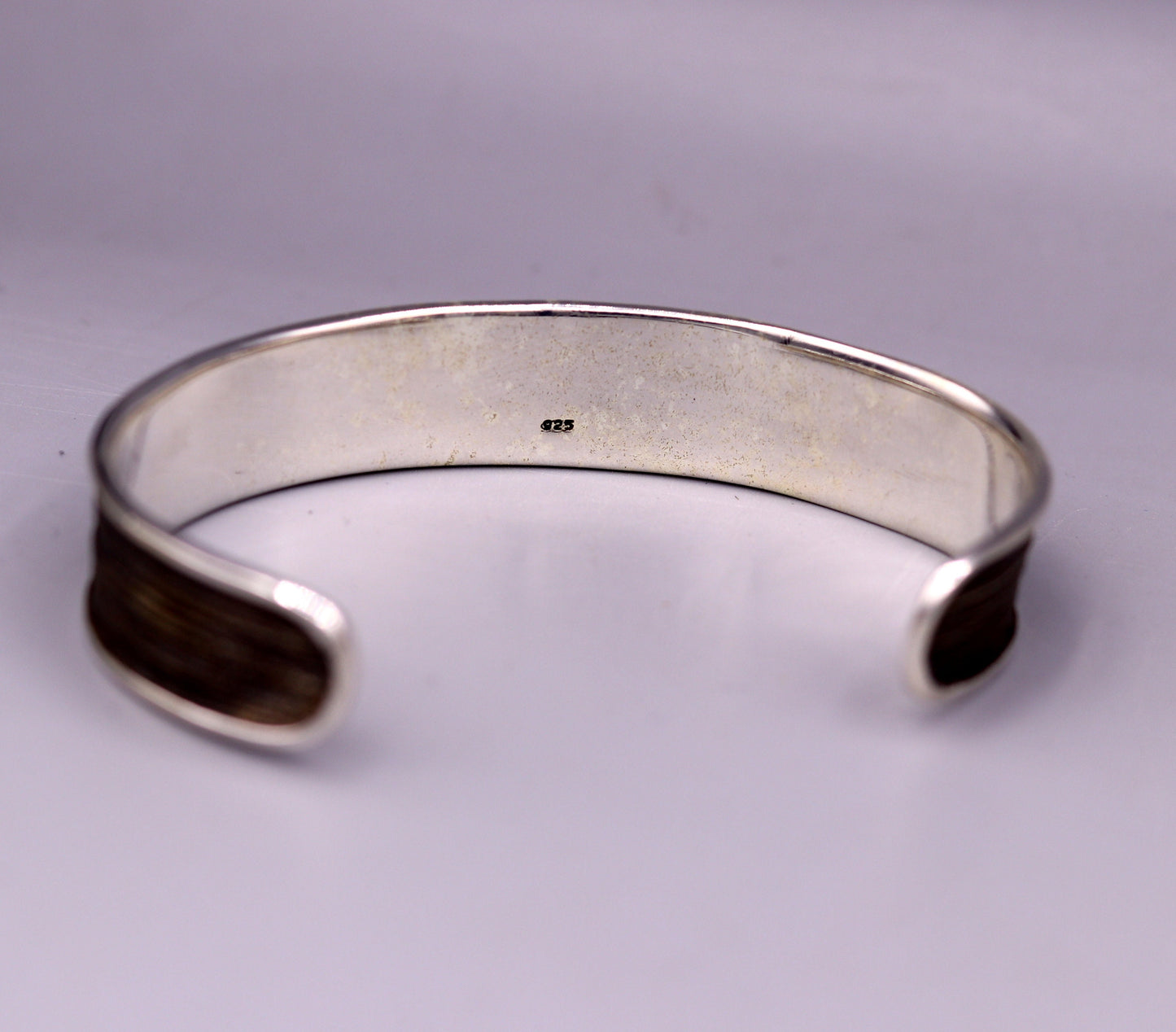 Vintage antique design adjustable mantra bangle bracelet 925 sterling silver "Aum Namah Shivay" unisex bracelet gifting jewelry nsk141 - TRIBAL ORNAMENTS