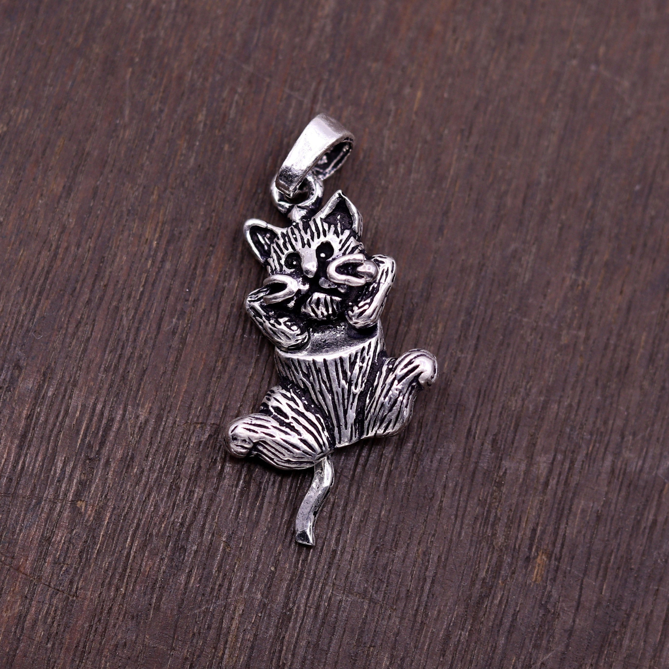 Cat jewelry sterling on sale silver