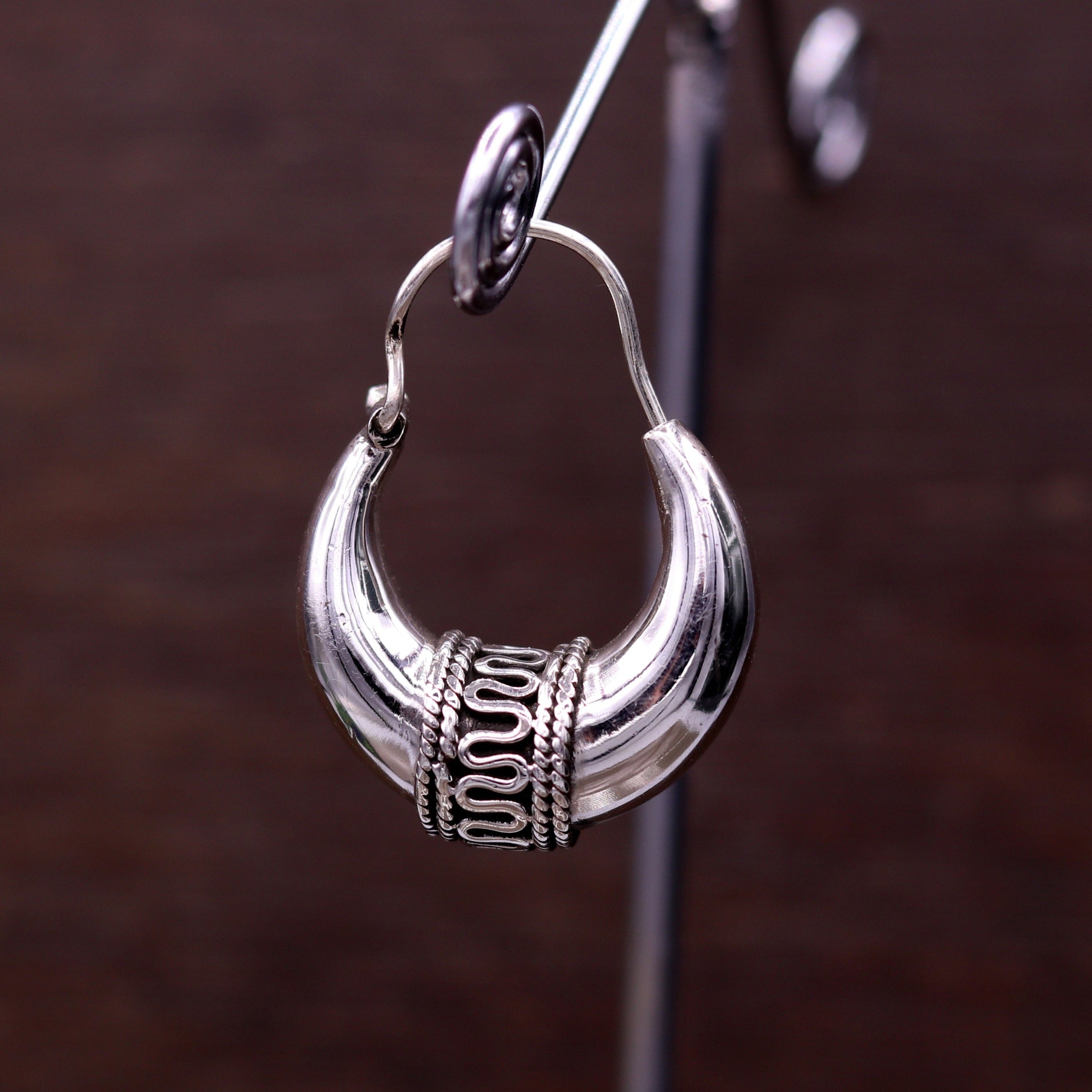 Buy Silver Earrings for Men by Peora Online | Ajio.com