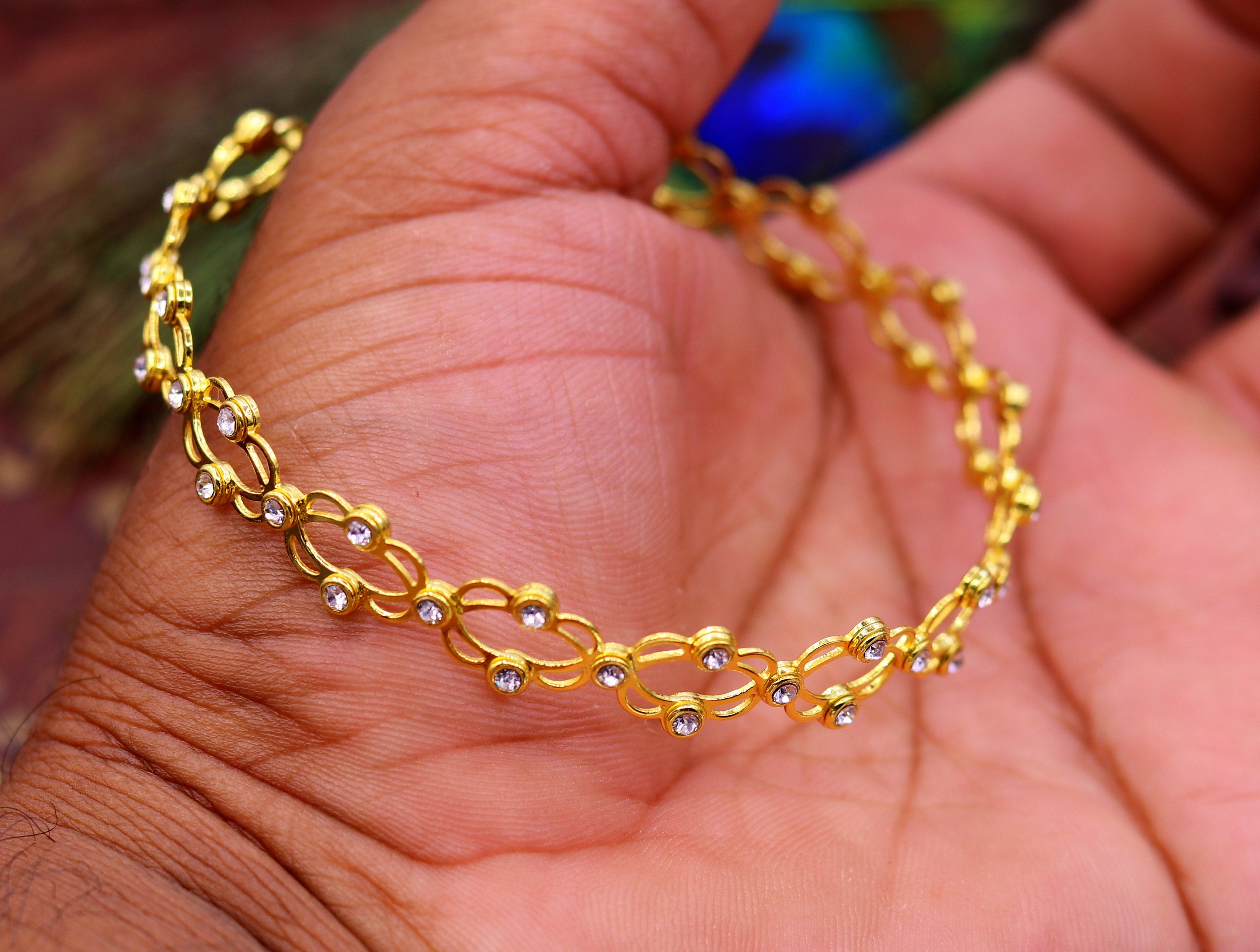 Buy Gold, Black & Silver Stainless Steel Reversible Stripe/Bead Bracelet  Online - Inox Jewelry India
