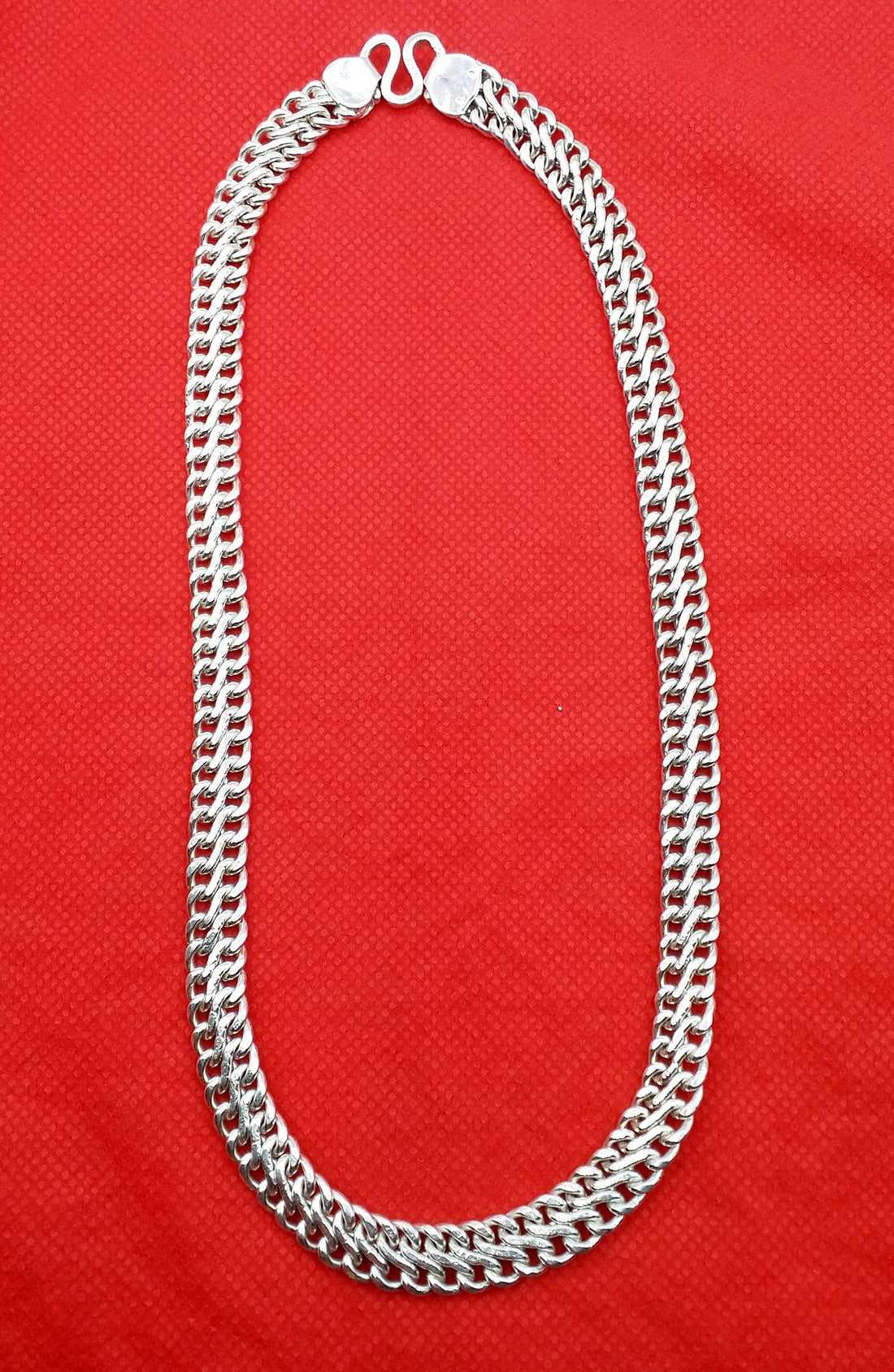 Toe Ring Antiqued Curb Chain Link Design Sterling Silver Toe Ring Antiqued Curb Chain Link Design Sterling Silver